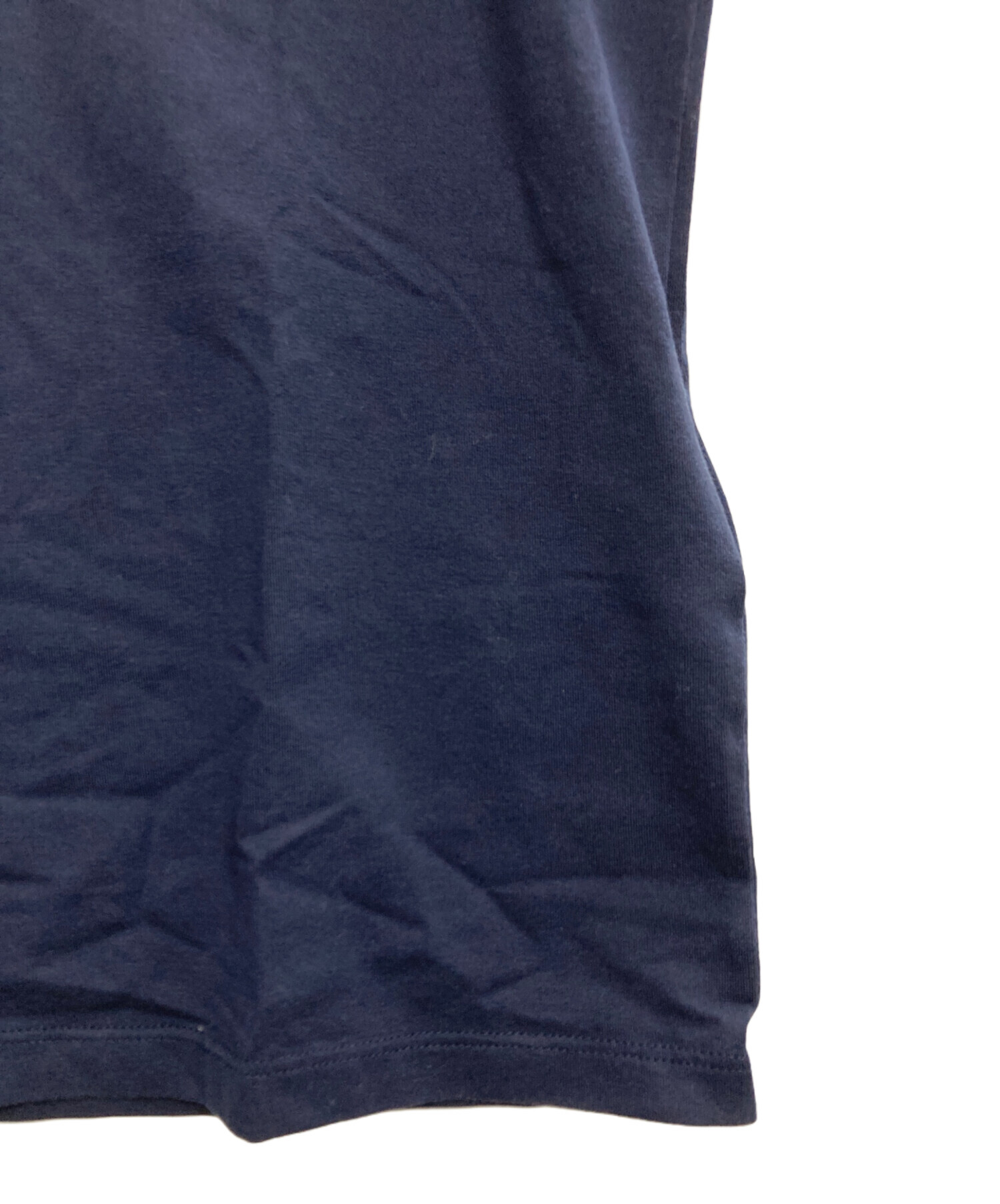 中古・古着通販】PRADA (プラダ) ナイロン切替Tシャツ ネイビー サイズ