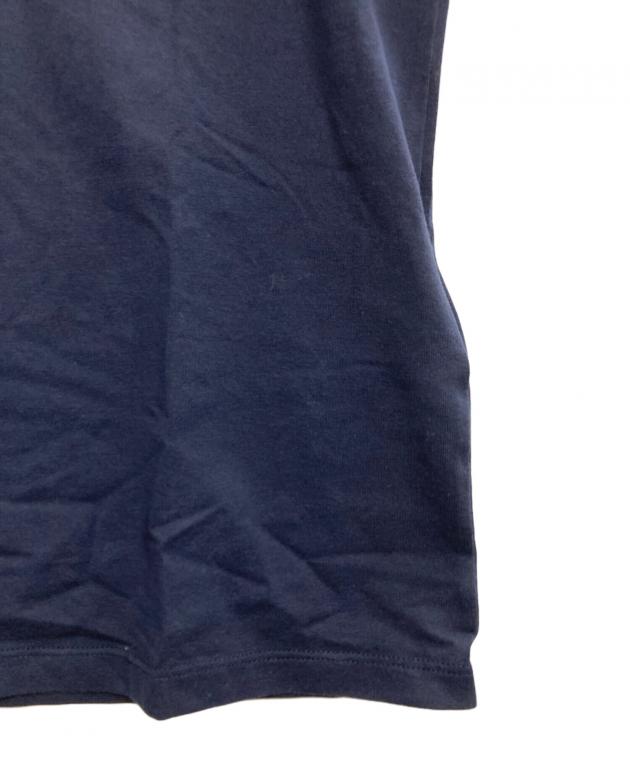 中古・古着通販】PRADA (プラダ) ナイロン切替Tシャツ ネイビー サイズ
