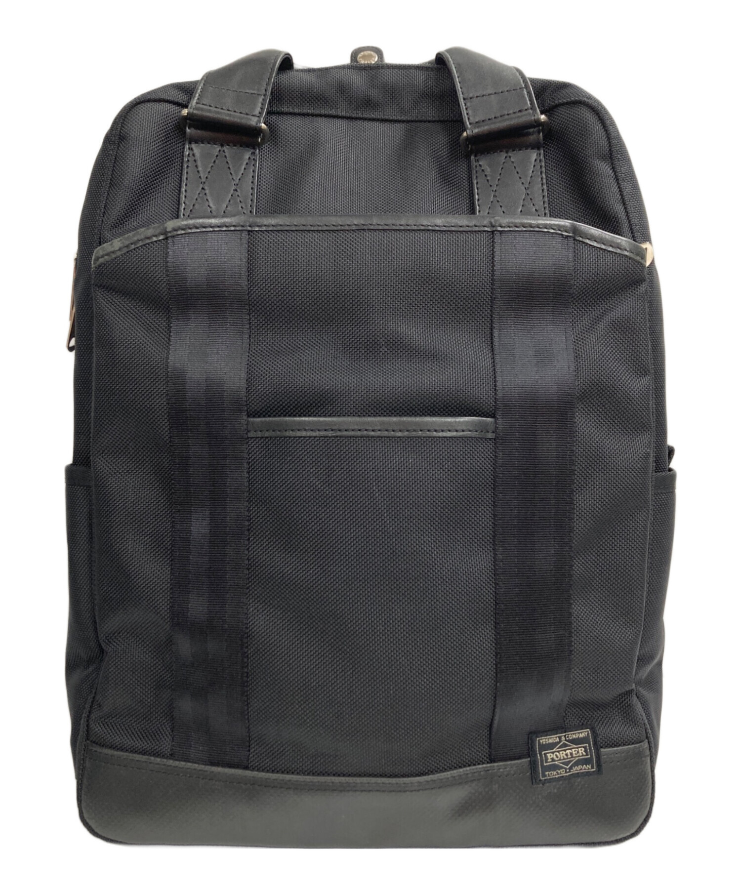 【廃盤：JAL×PORTER】2wayビジネスリュック ブラック YOSHIDA 中古・古着通販】PORTER (ポーター) JAL (ジャル) オリジナル2WAY