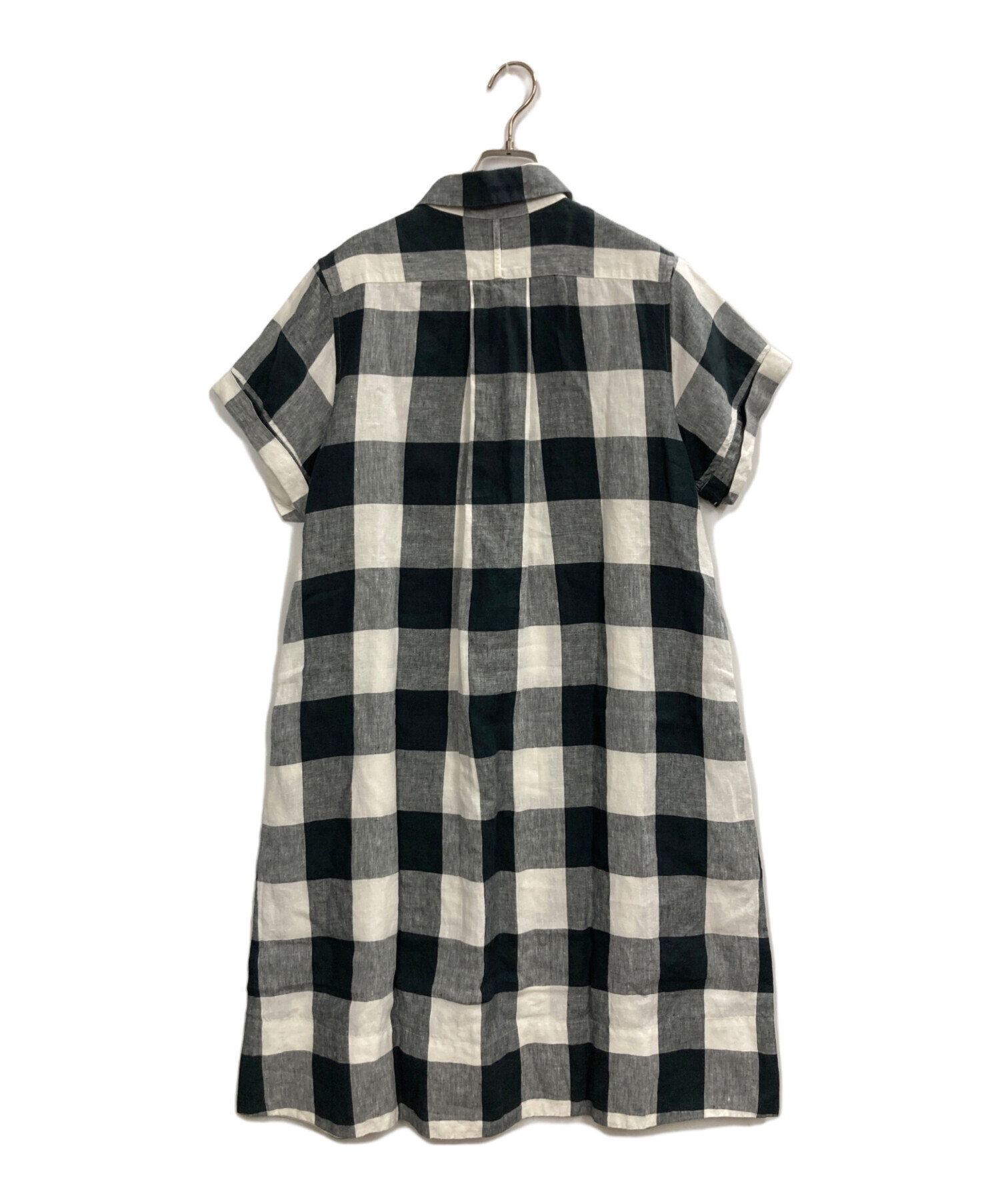MARGARET HOWELL タータンチェック 切り替えワンピース サイズII 中古・古着通販】MARGARET HOWELL (マーガレットハウエル) LARGE CHECK