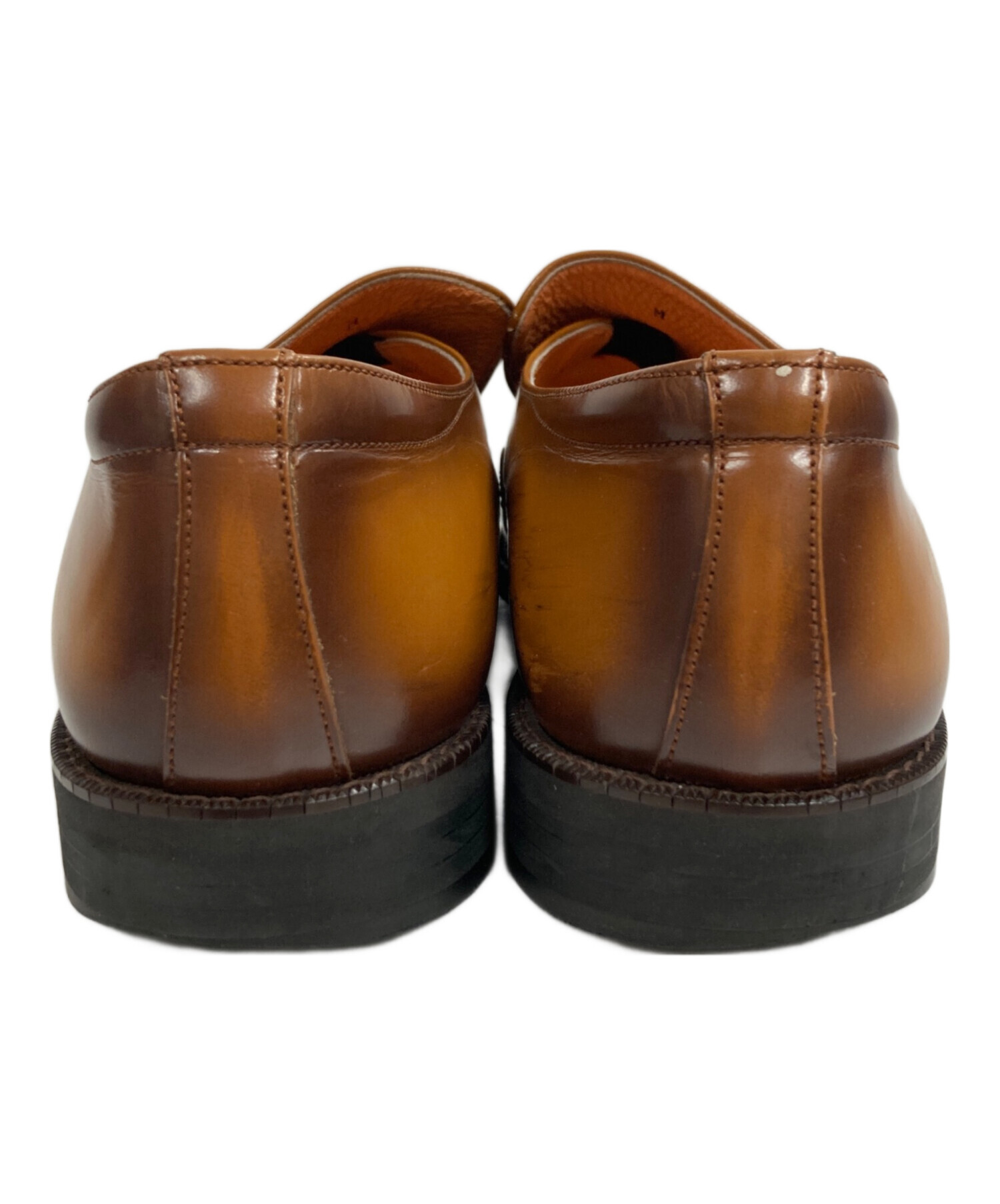 中古・古着通販】Santoni (サントーニ) スクエアトゥーシューズ