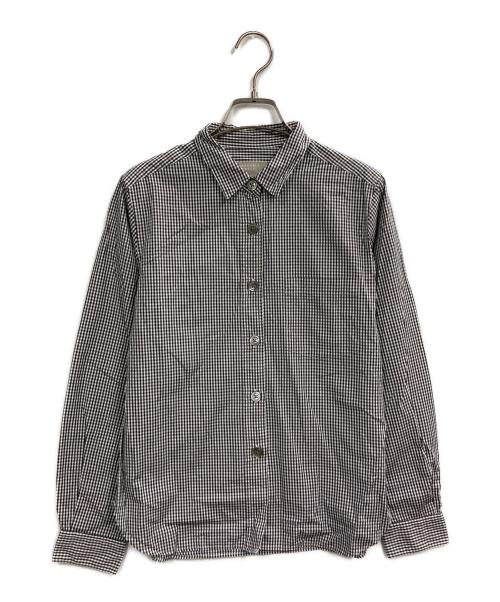 【美品】MARGARET HOWELLリネン100 ギンガムチェックシャツ 中古・古着通販】MARGARET HOWELL (マーガレットハウエル) ギンガム