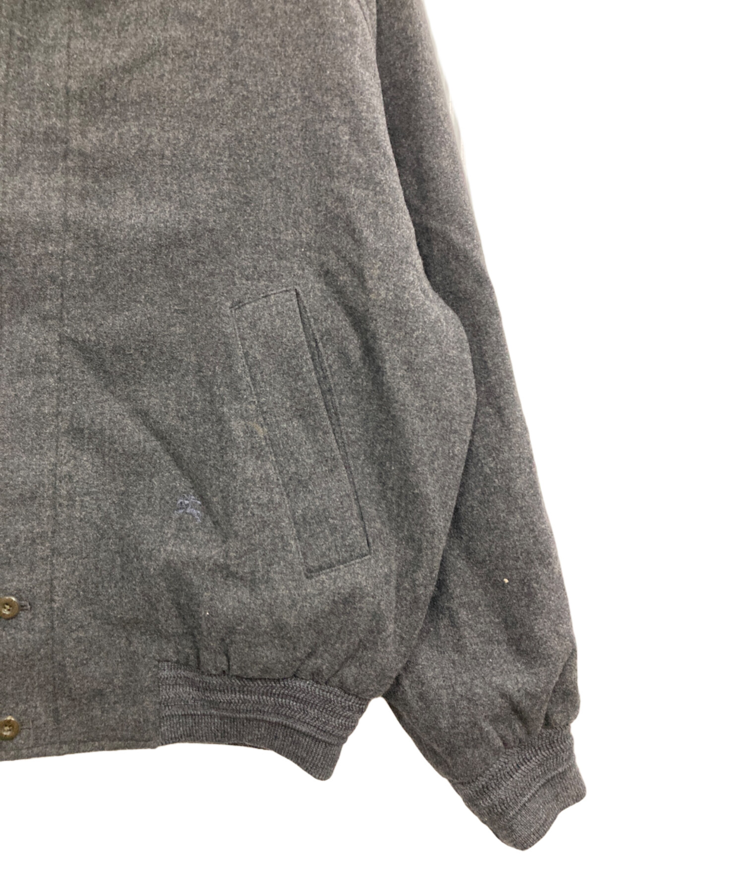 中古・古着通販】Burberry's (バーバリーズ) ウールブルゾン グレー