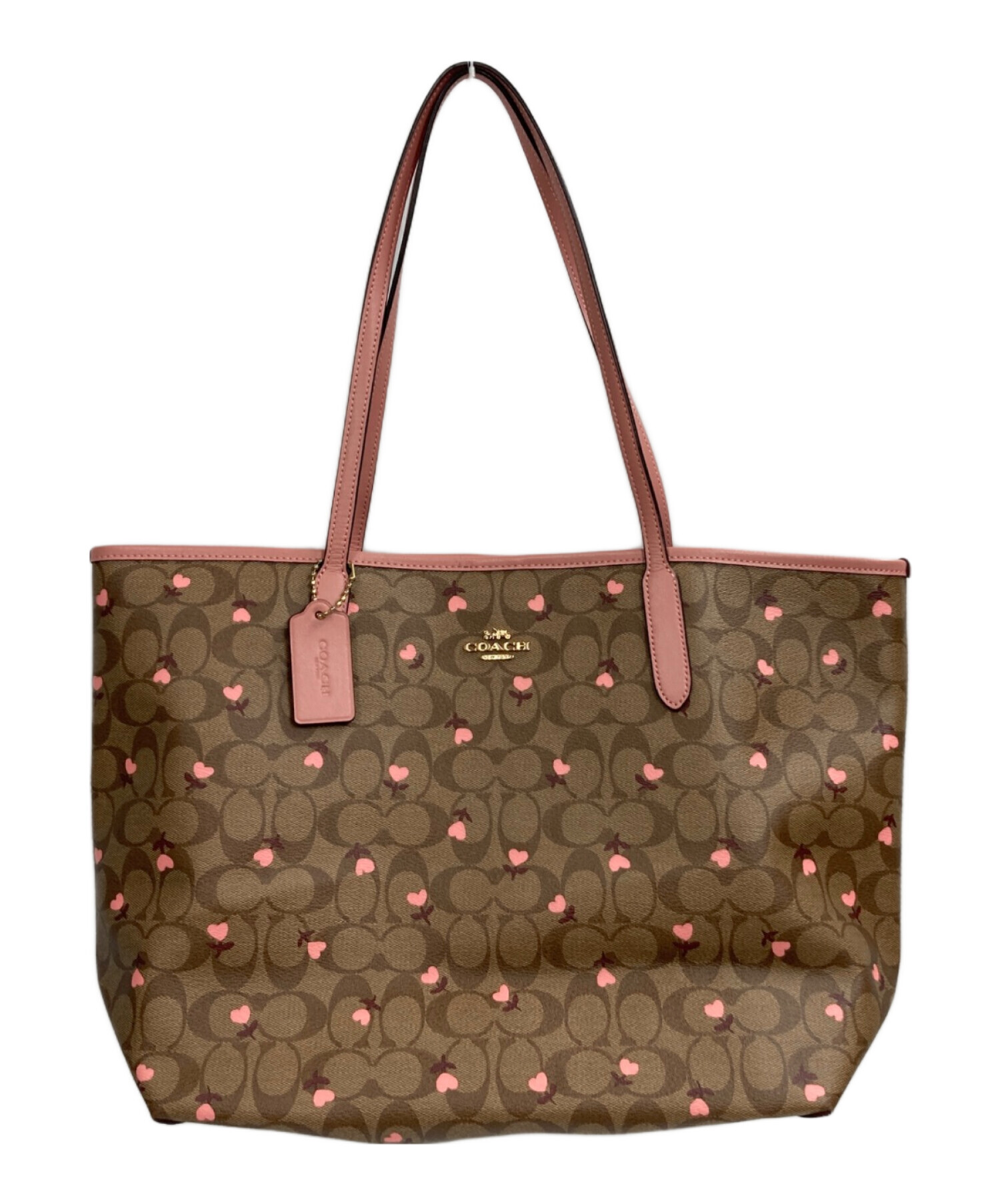 中古・古着通販】COACH (コーチ) トートバッグ ブラウン｜ブランド