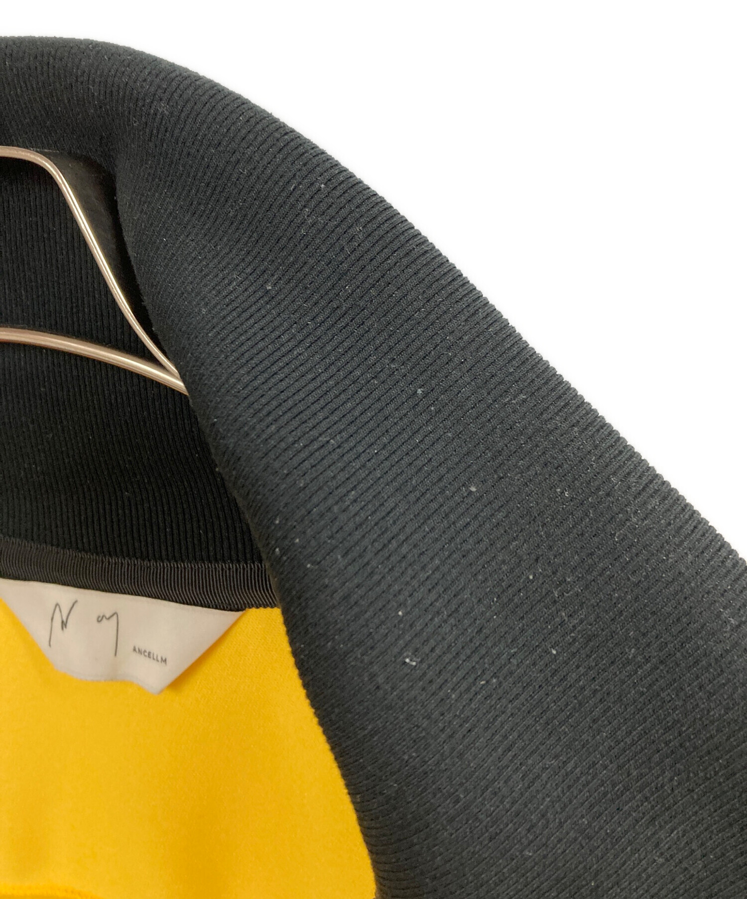 中古・古着通販】ANCELLM (アンセルム) DRIVERS TRACK JACKET イエロー 