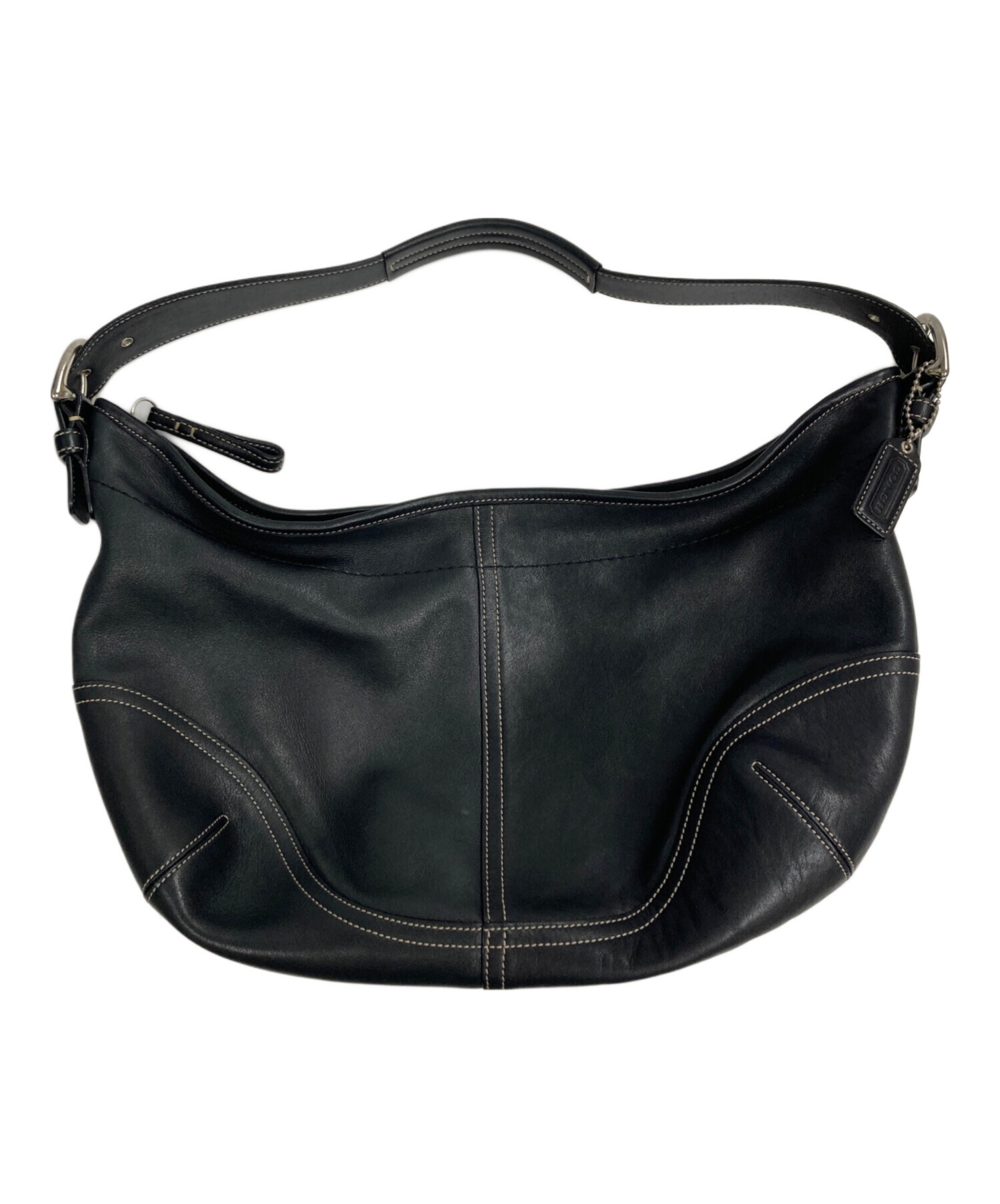 中古・古着通販】COACH (コーチ) ソーホーショルダーバッグ ブラック 中古・古着通販】COACH (コーチ) ソーホーショルダーバッグ ブラック