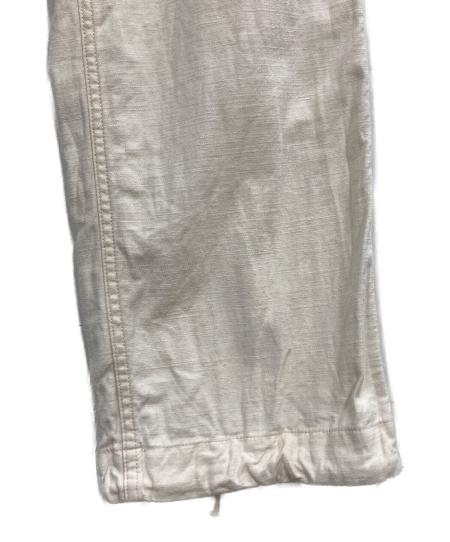 中古・古着通販】Needles (ニードルズ) String Fatigue Pant ホワイト