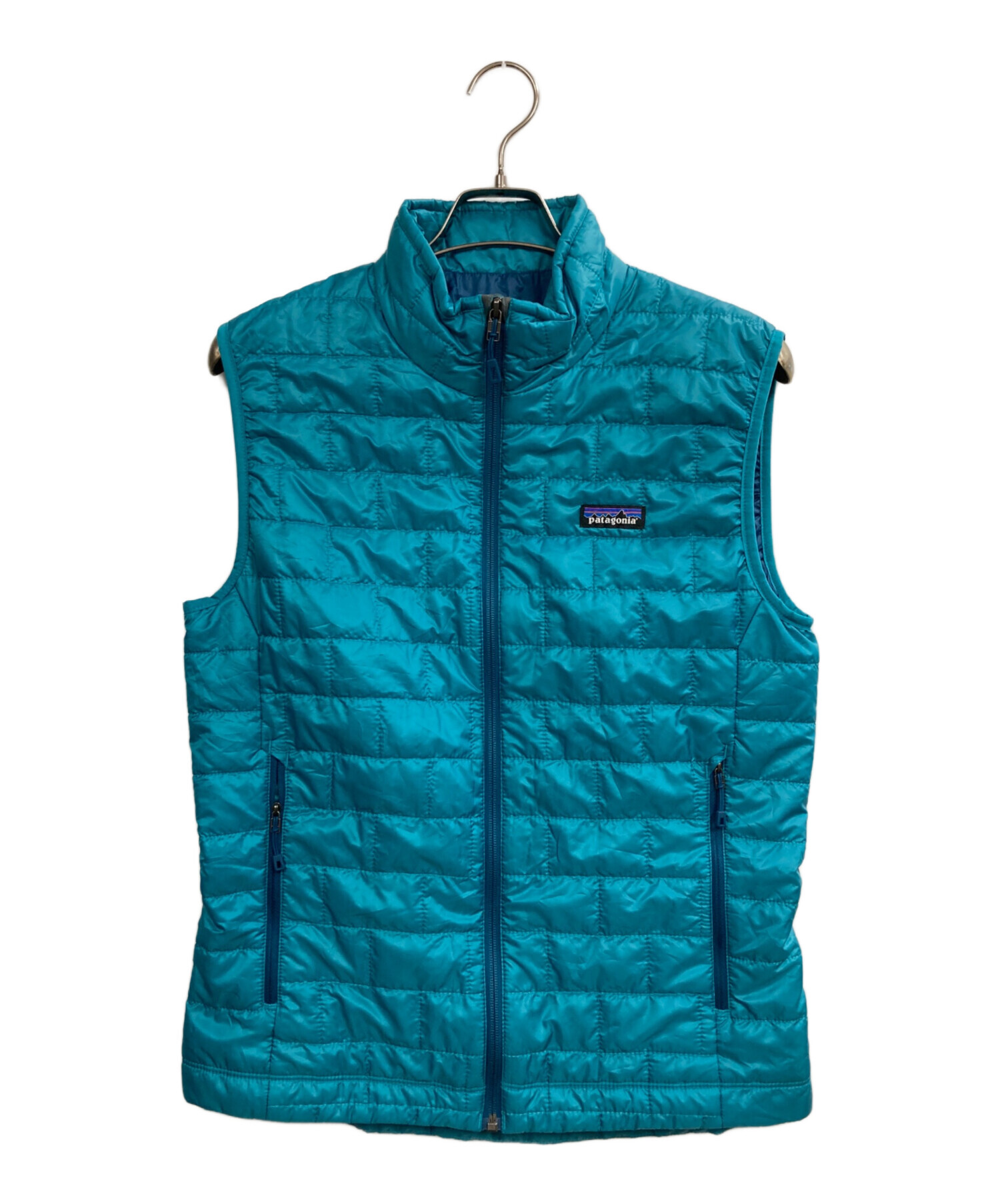 patagonia 17年製 ナノパフベスト ブルー キルティングベスト XL 中古・古着通販】Patagonia (パタゴニア) NANO PUFF VEST BELAY BLUE