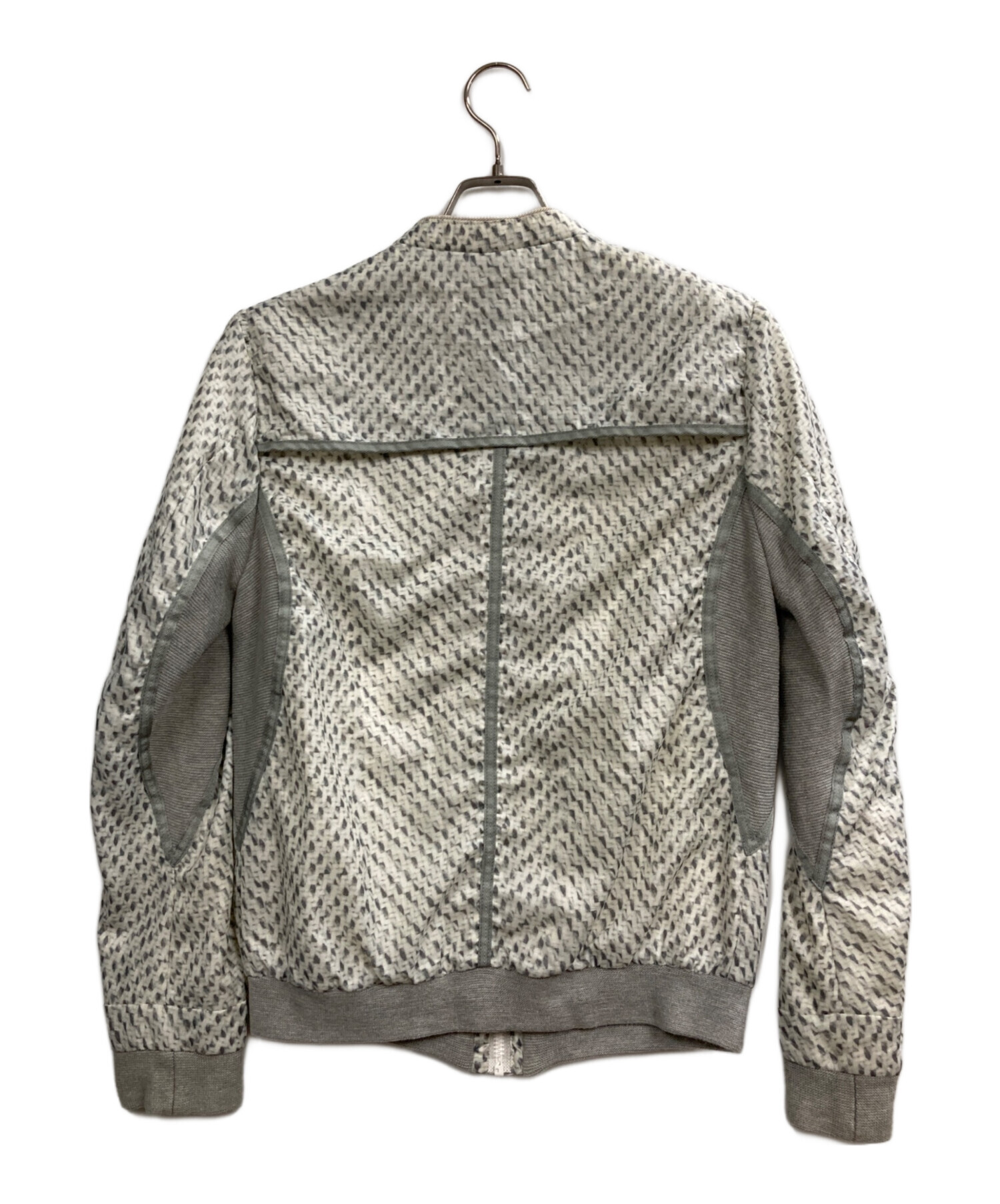 DIESEL ディーゼル ミリタリーブルゾン S グレー 【古着】【中古】【送料無料】 中古・古着通販】DIESEL (ディーゼル) 異素材ジャケット グレー サイズ