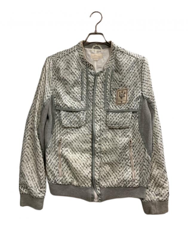 中古・古着通販】DIESEL (ディーゼル) 異素材ジャケット グレー サイズ