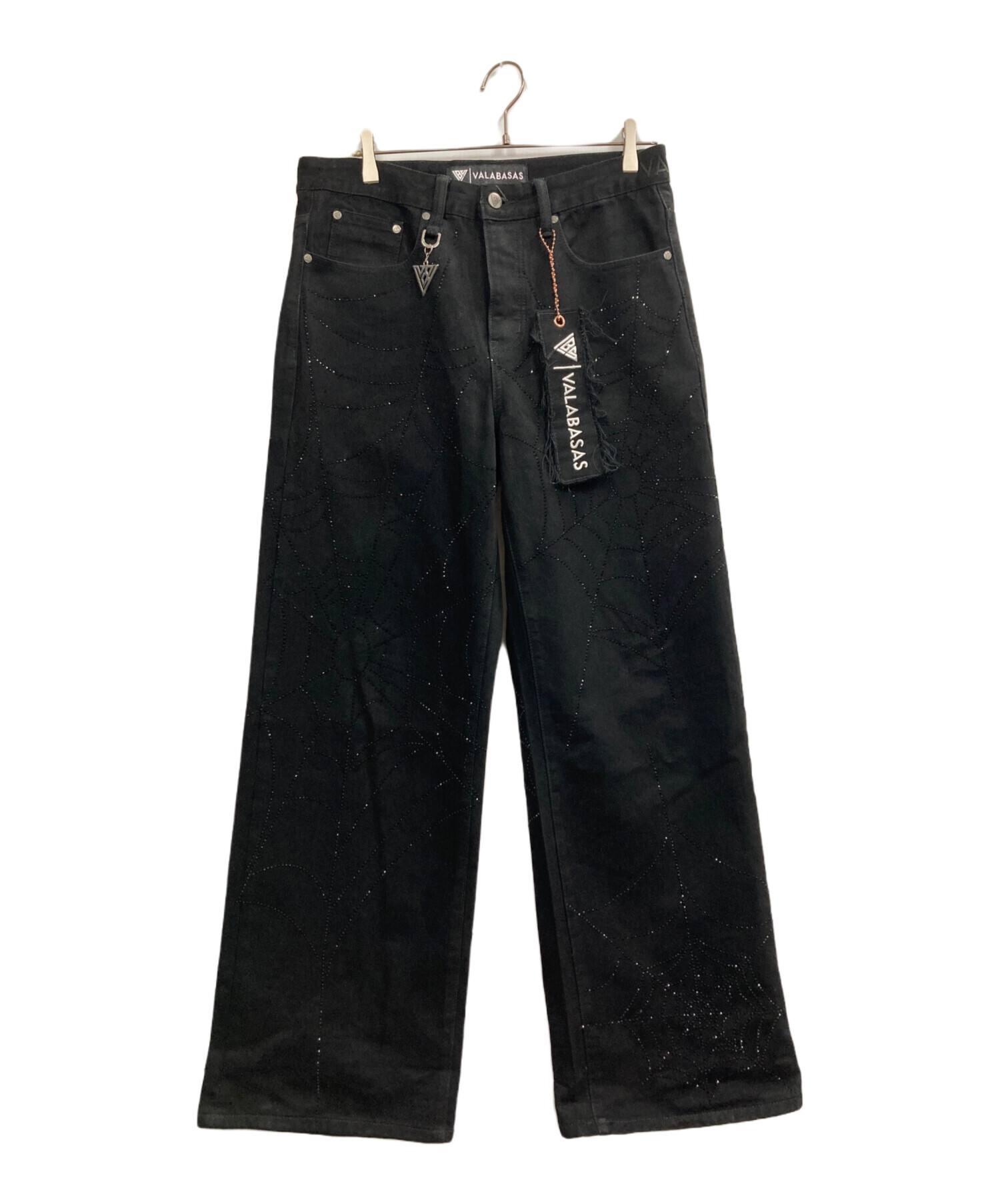 希少品‼️VALABASAS ライトストーン 中古・古着通販】VALABASA (バラバサス) ラインストーンデニムパンツ
