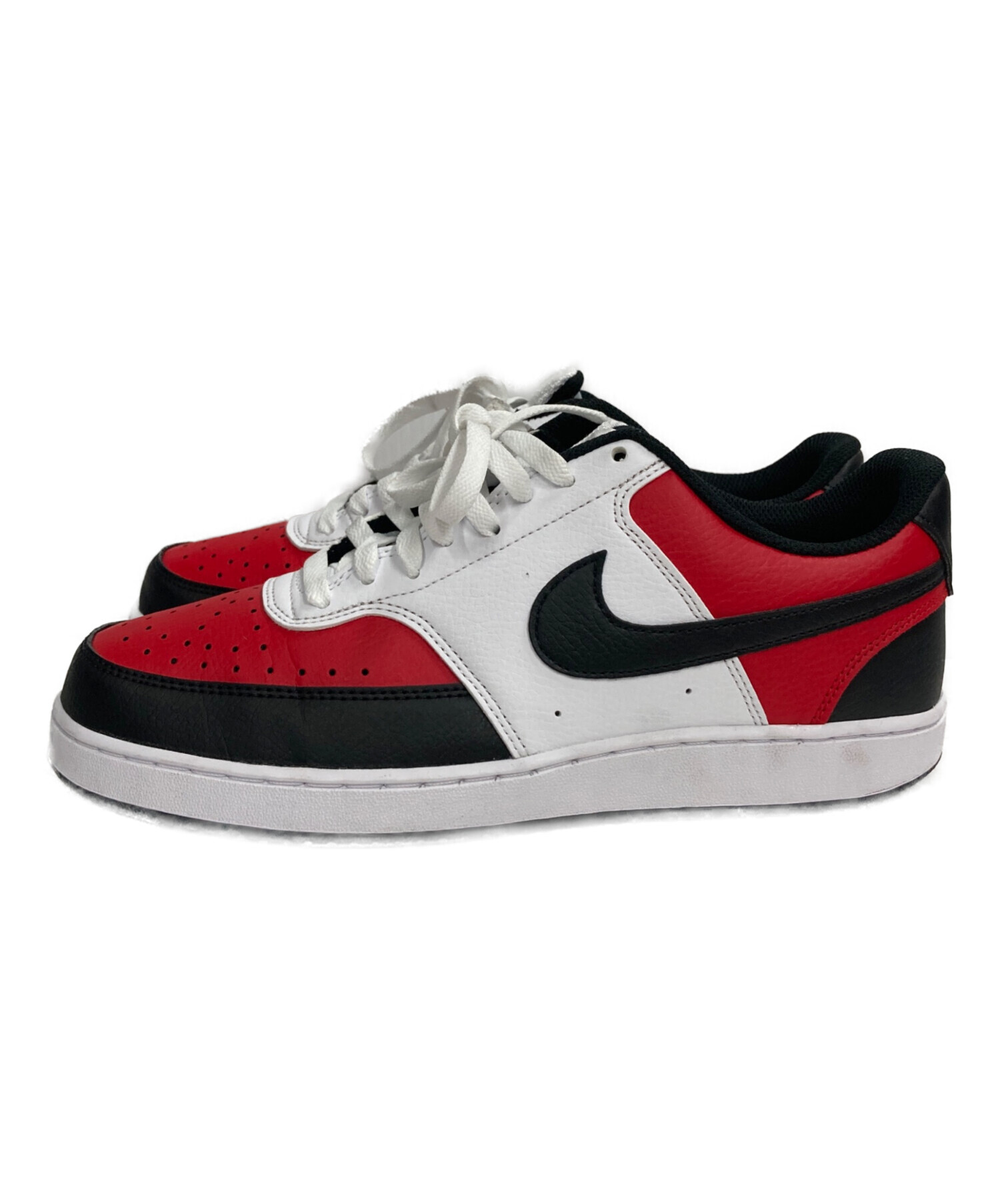 中古・古着通販】NIKE (ナイキ) COURT VISION LO ホワイト×レッド 