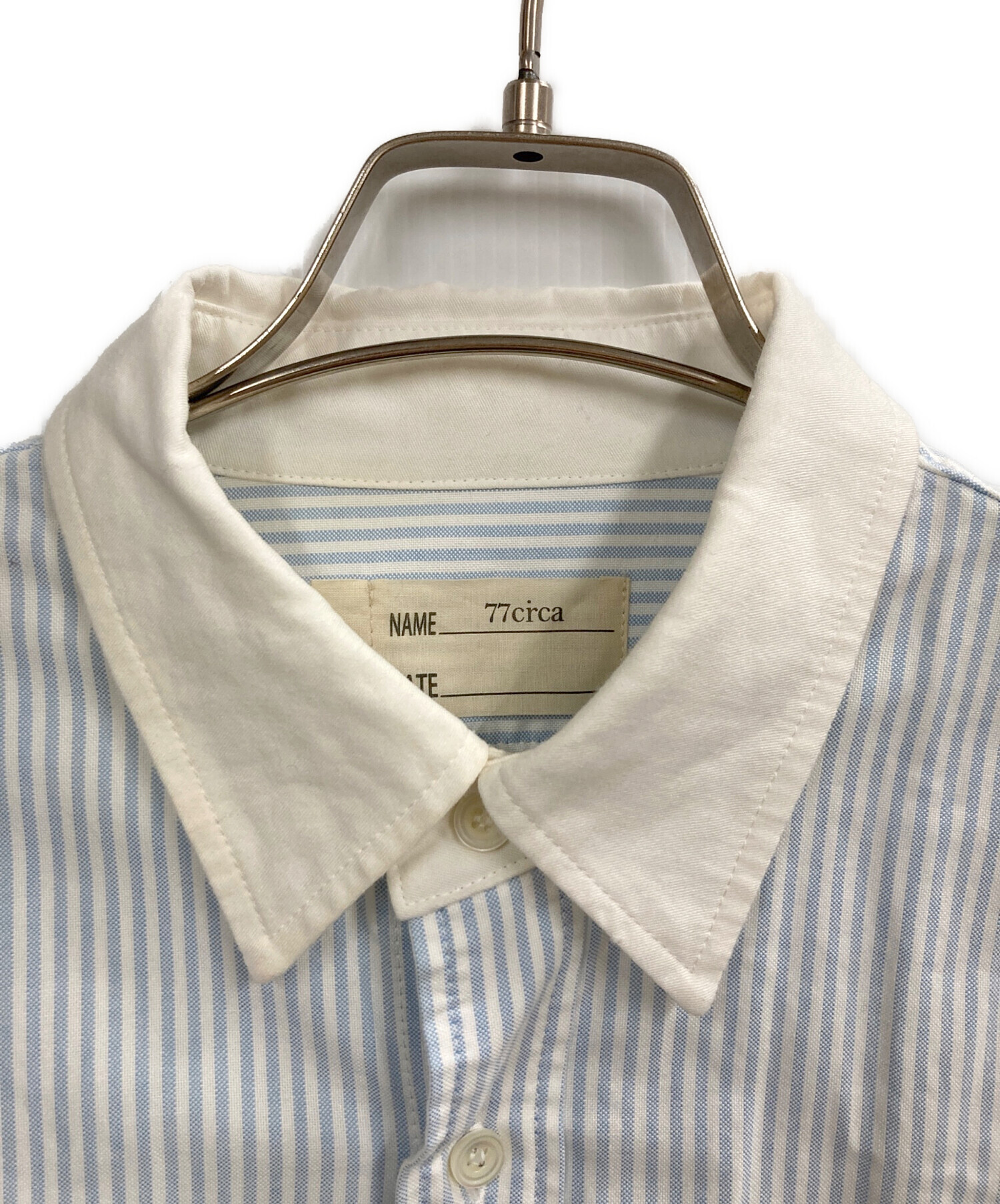 中古・古着通販】77circa (ナナナナサーカ) リメイクシャツワンピース