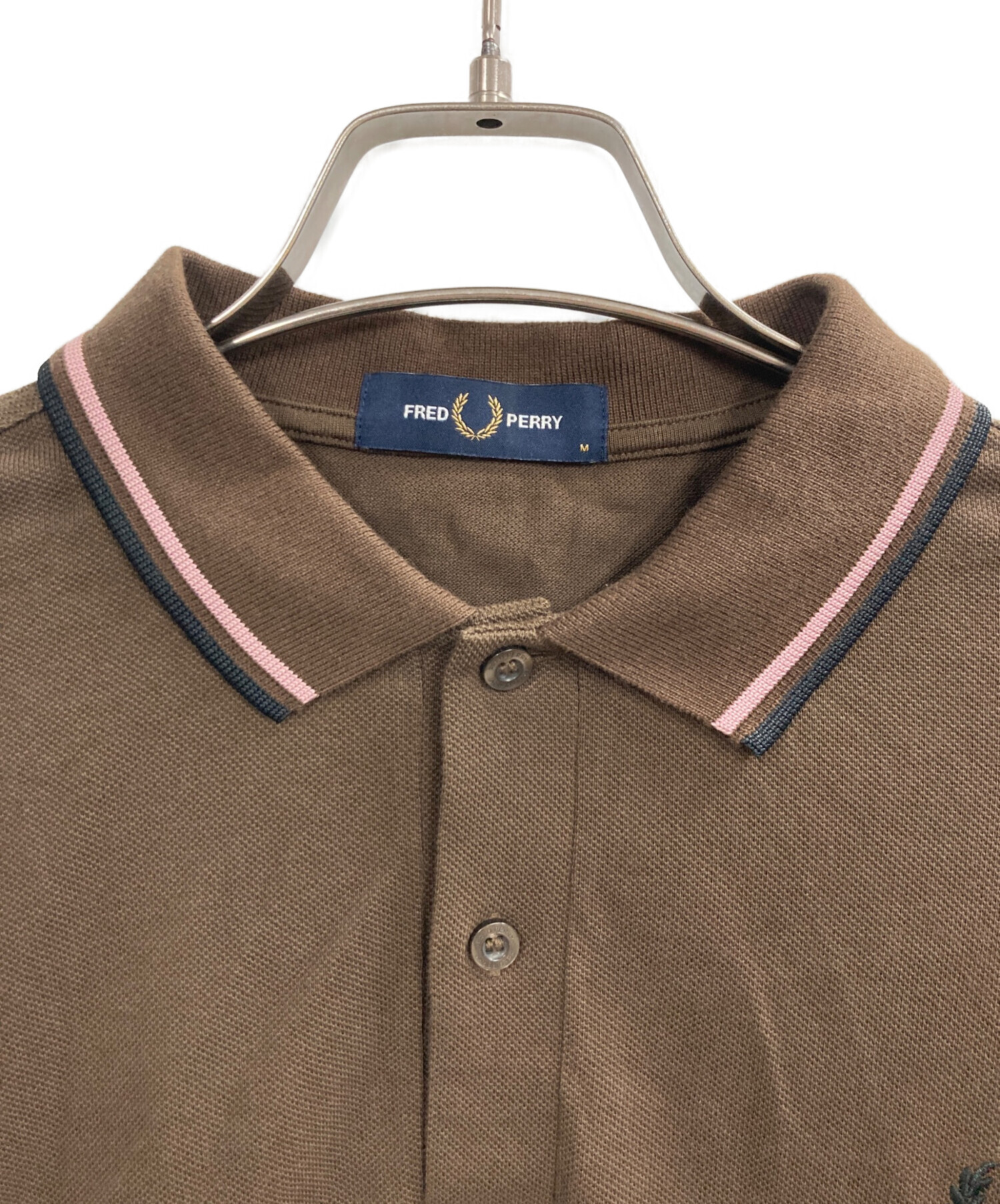 中古・古着通販】FRED PERRY (フレッドペリー) ポロシャツ ブラウン