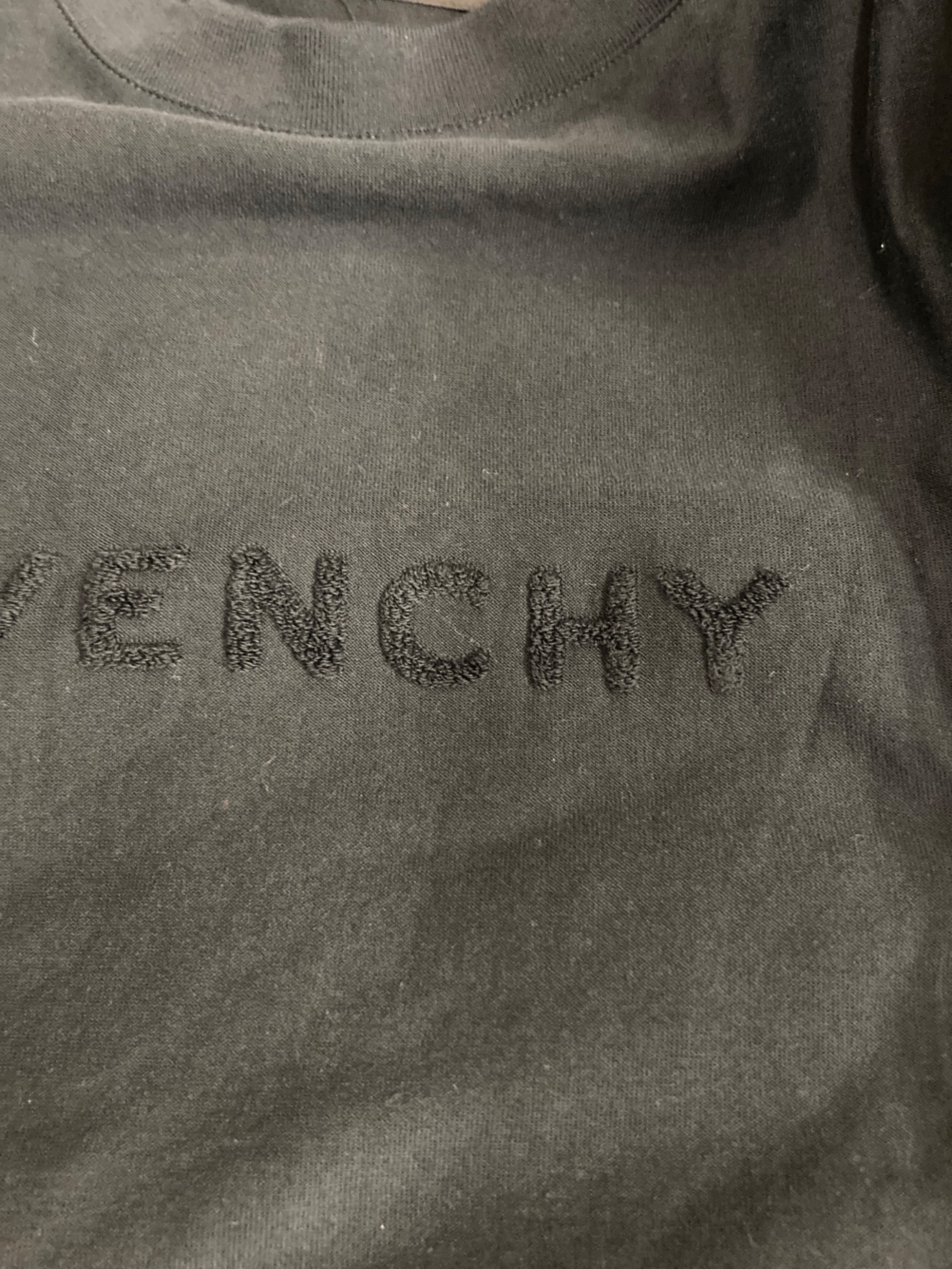 中古・古着通販】GIVENCHY (ジバンシィ) Letter Print Crew Neck Short 