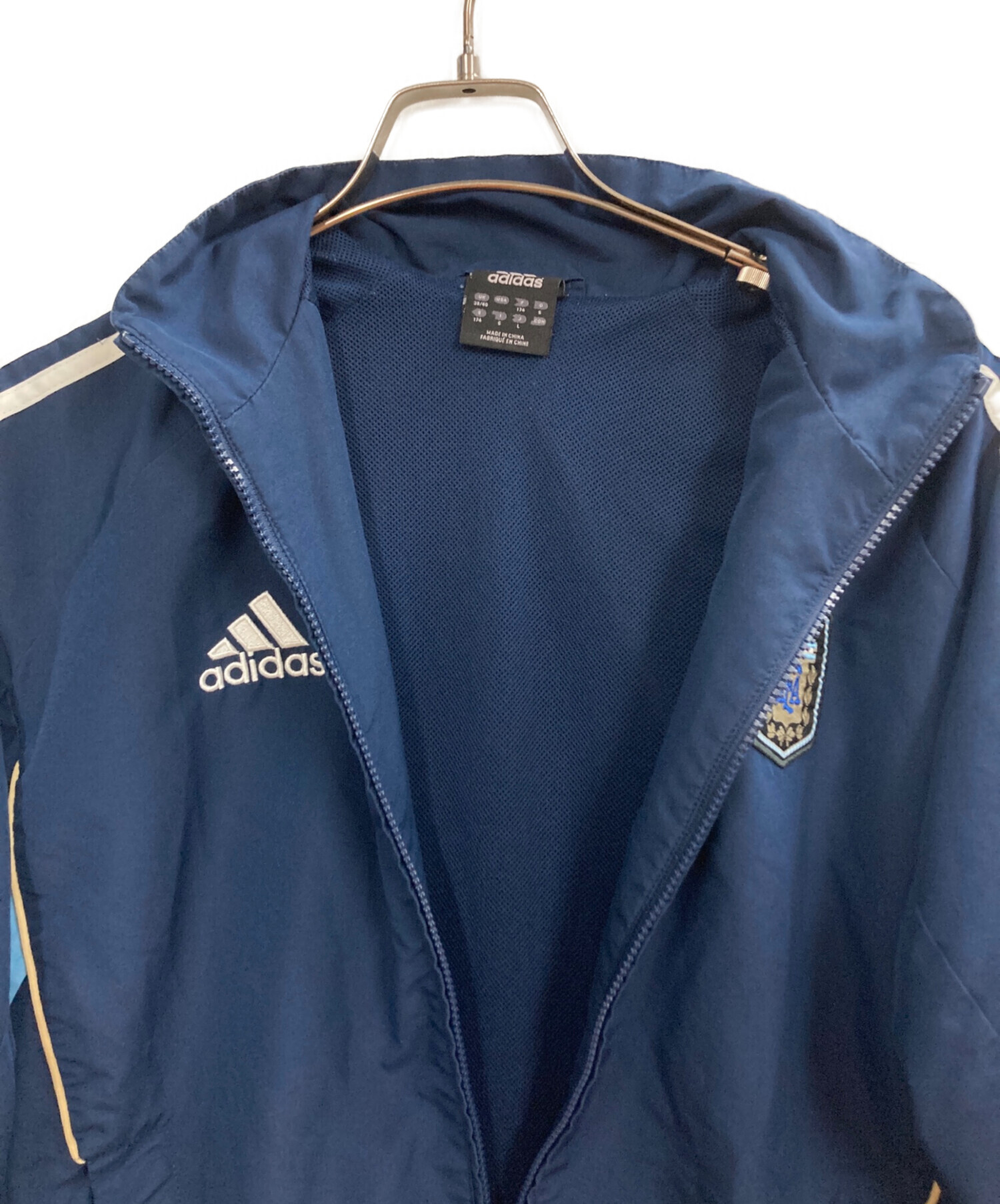 中古・古着通販】adidas (アディダス) ナイロンジャケット ネイビー