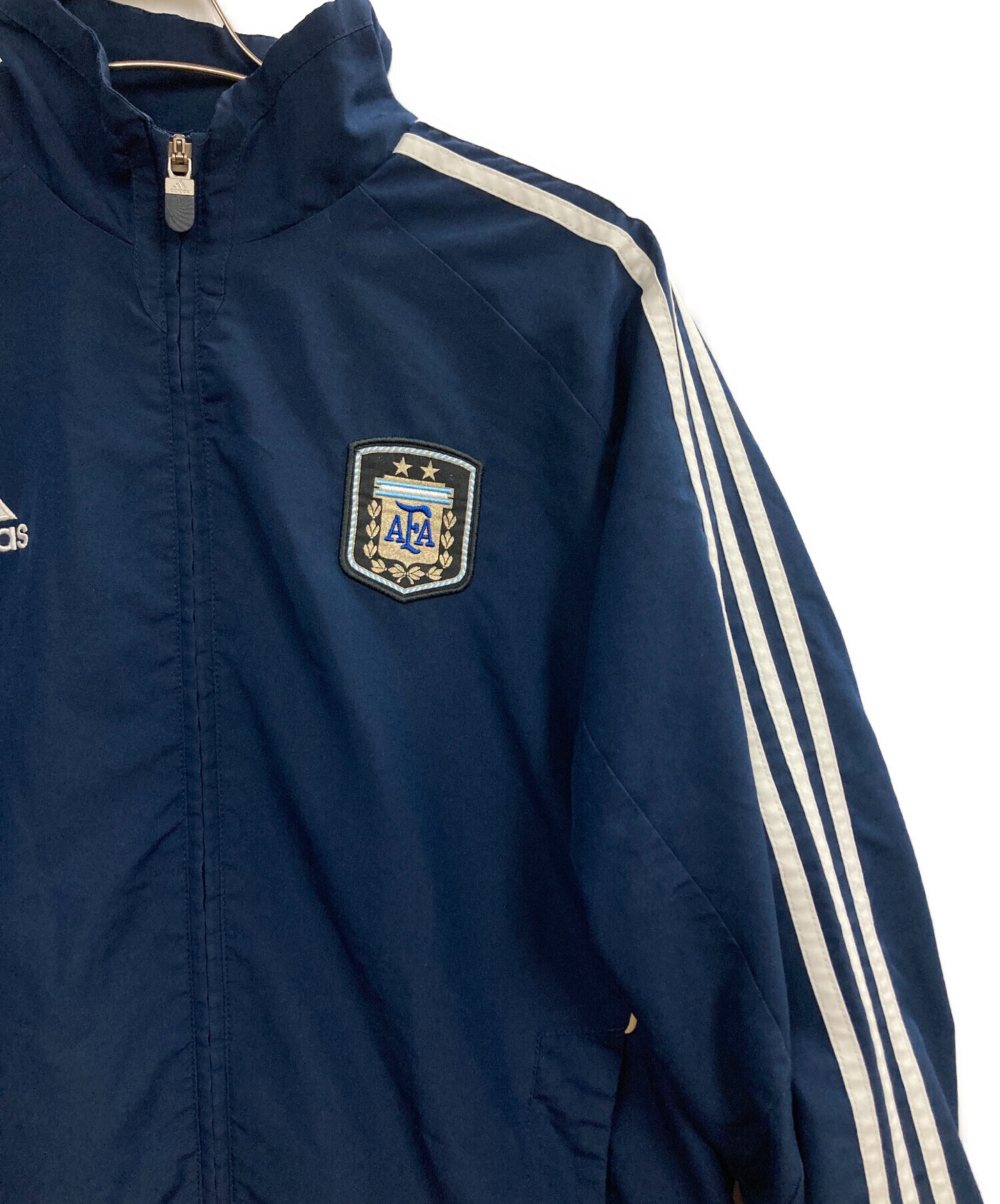 中古・古着通販】adidas (アディダス) ナイロンジャケット ネイビー 