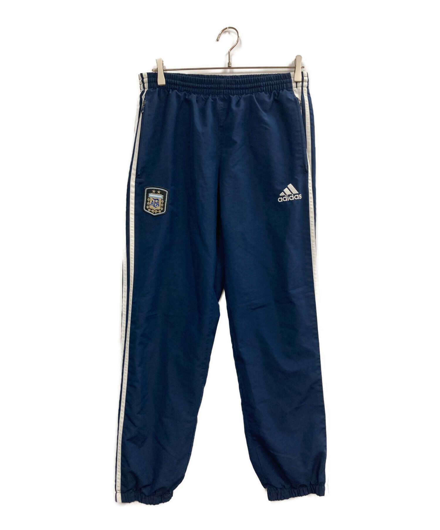 90s adidas ネイビー　ナイロンパンツ 中古・古着通販】adidas (アディダス) ナイロンジョガーパンツ