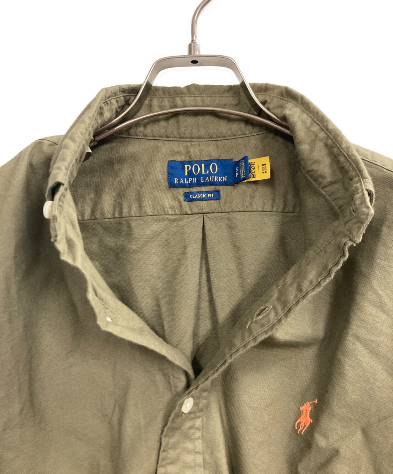 【Ralph は*な様 Lauren】ヴィンテージ　カーキブラウン ボタンダウン 長袖 BLAKE ラルフローレン Lauren Ralph ビッグサイズ ボタン装飾ジ ジャケット・アウター