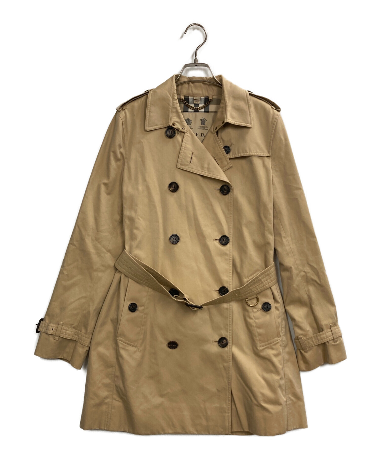 Burberry London バーバリーロンドン トレンチコート 裏地チェック 中古・古着通販】BURBERRY LONDON (バーバリーロンドン) 裏地ノバ