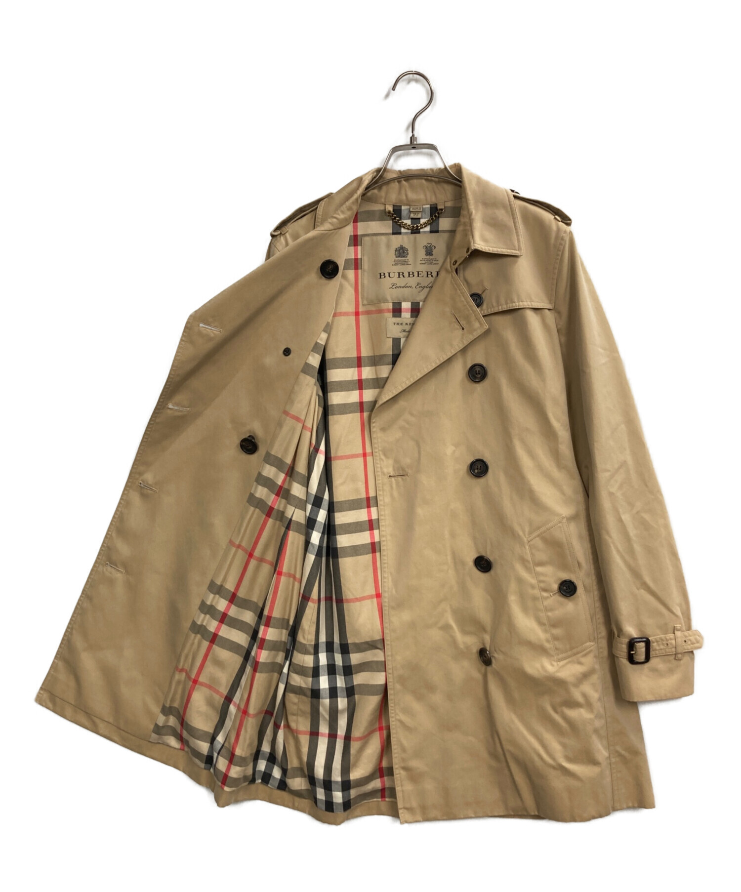 Burberry London バーバリーロンドン トレンチコート 裏地チェック 中古・古着通販】BURBERRY LONDON (バーバリーロンドン) 裏地ノバ