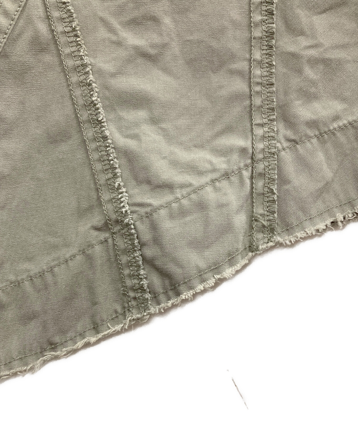 中古・古着通販】DIESEL (ディーゼル) 再構築ミディスカート カーキ