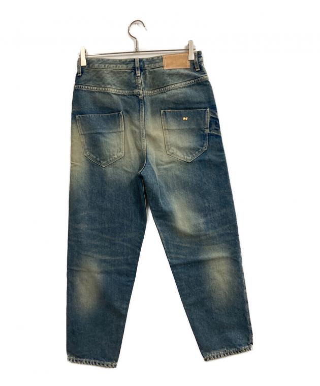 【特価】ミナペルホネンalways テーパード　デニム　インディゴ　36 中古・古着通販】mina perhonen (ミナ ペルホネン) alwaysテーパード