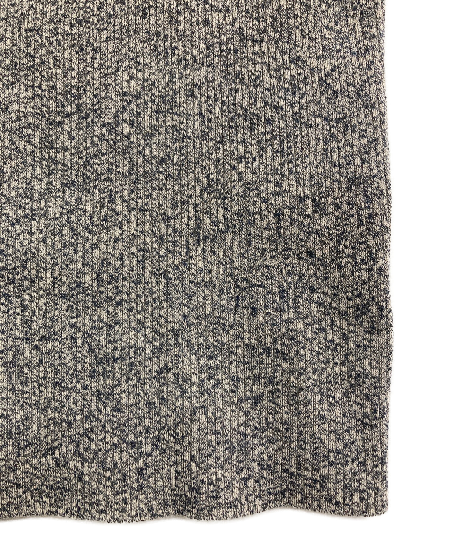 中古・古着通販】CLANE (クラネ) SQUARE SLEEVE KNIT TOPS グレー 