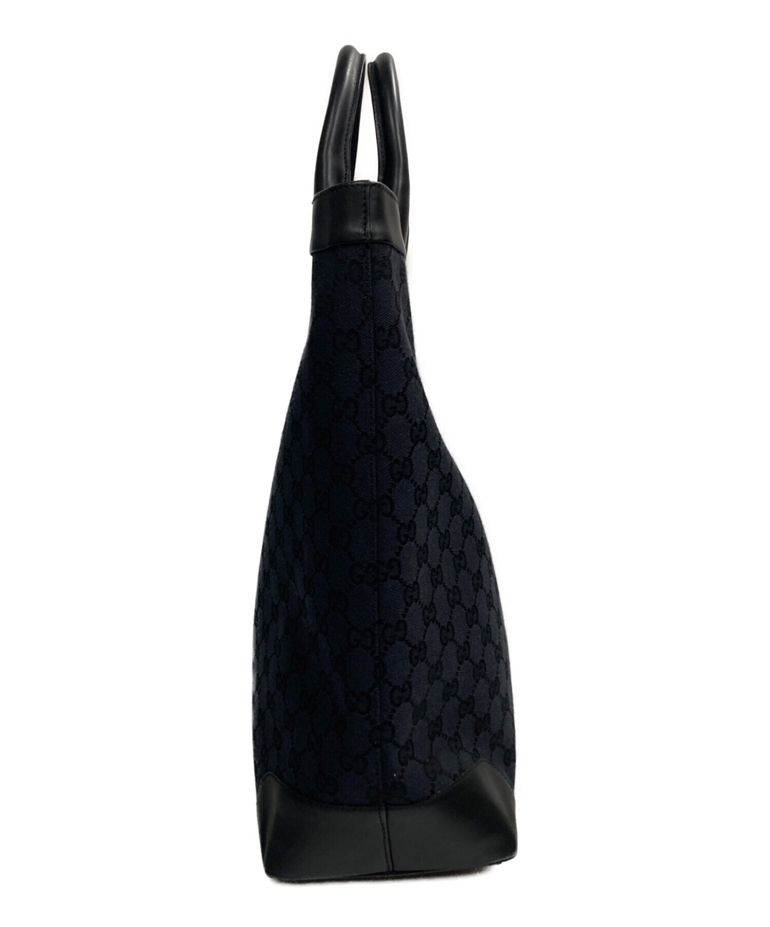 R*️様 【送料込み】GUCCI　グッチ　黒　ハンドバッグ 中古・古着通販】GUCCI (グッチ) ハンドバッグ ブラック｜ブランド