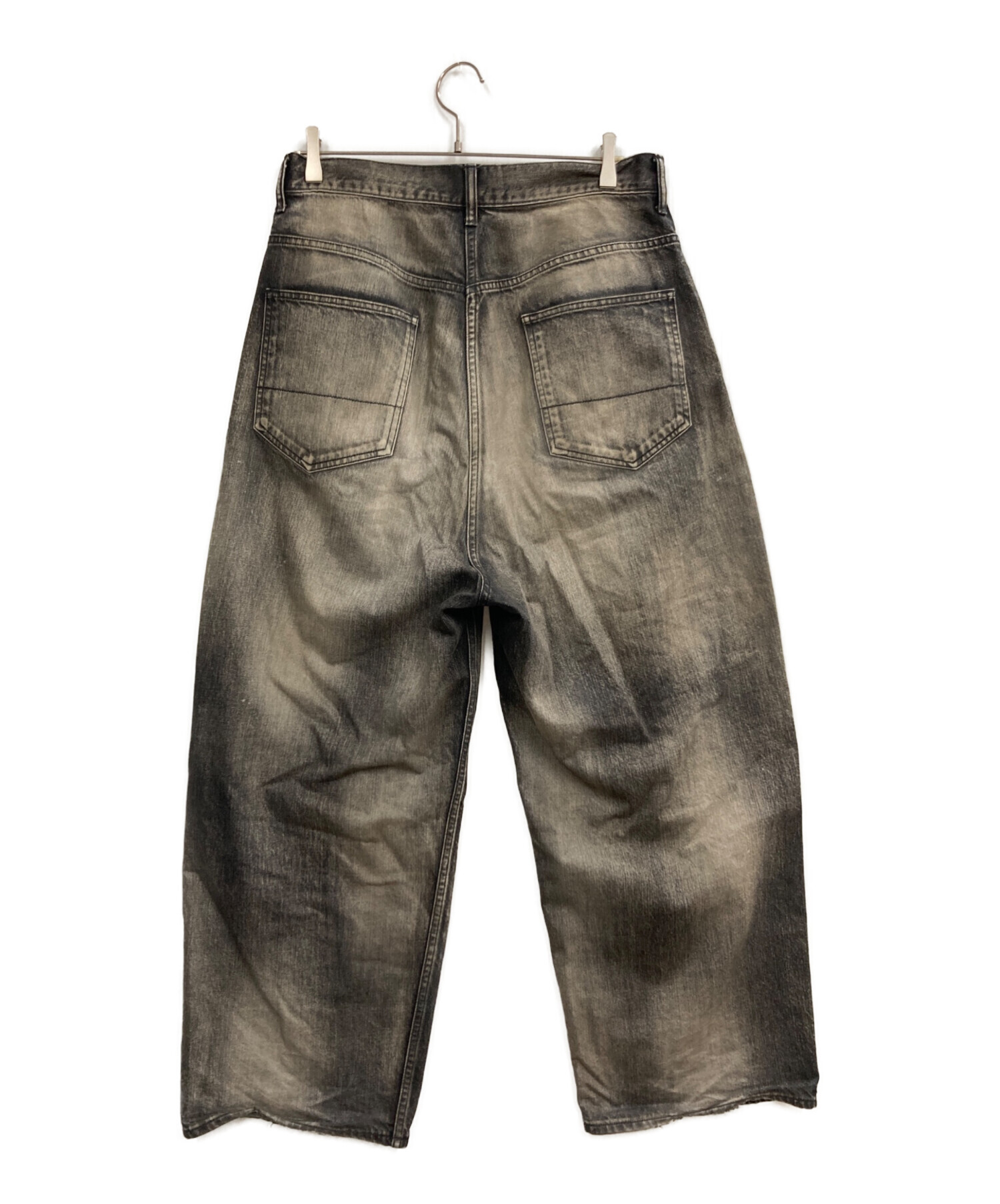 ANCELLM アンセルム ジーンズ デニムパンツ ヴィンテージ ファッション 中古・古着通販】ANCELLM (アンセルム) AGING WIDE 5P DENIM PANTS