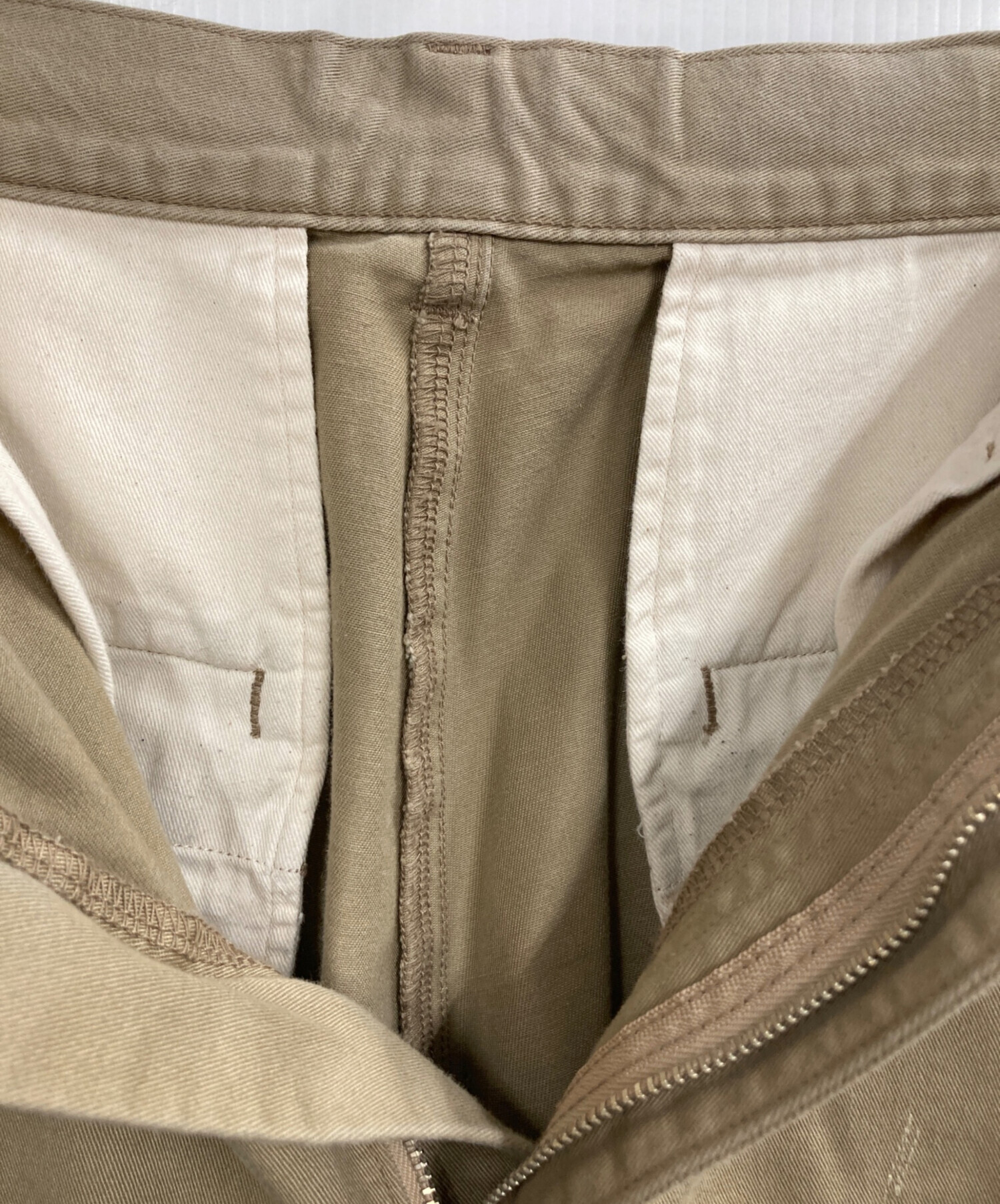 中古・古着通販】ANCELLM (アンセルム) REMAKE WIDE CHINO TROUSERS