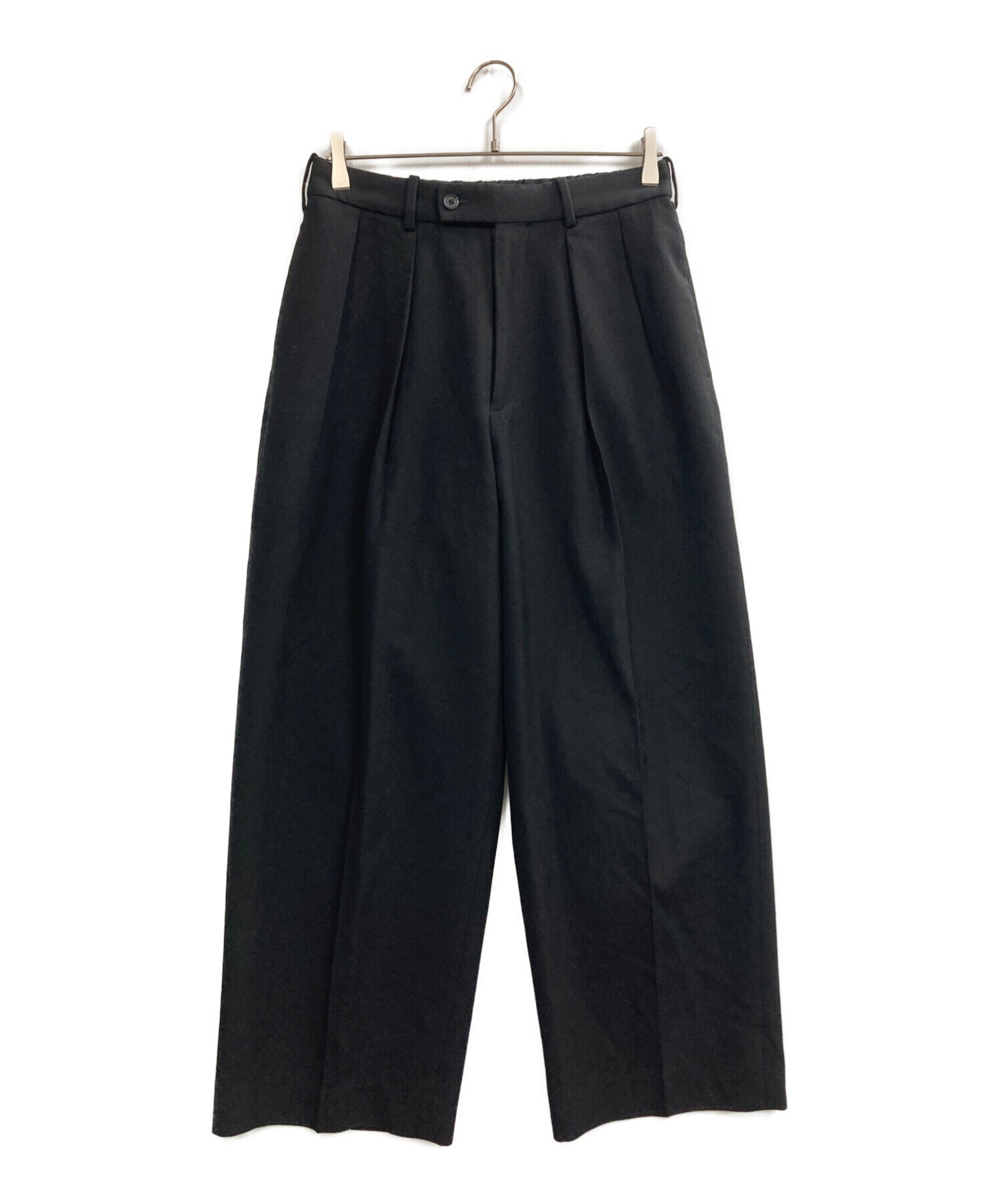 中古・古着通販】MARKAWARE (マーカウェア) DOUBLE PLEATED TROUSERS