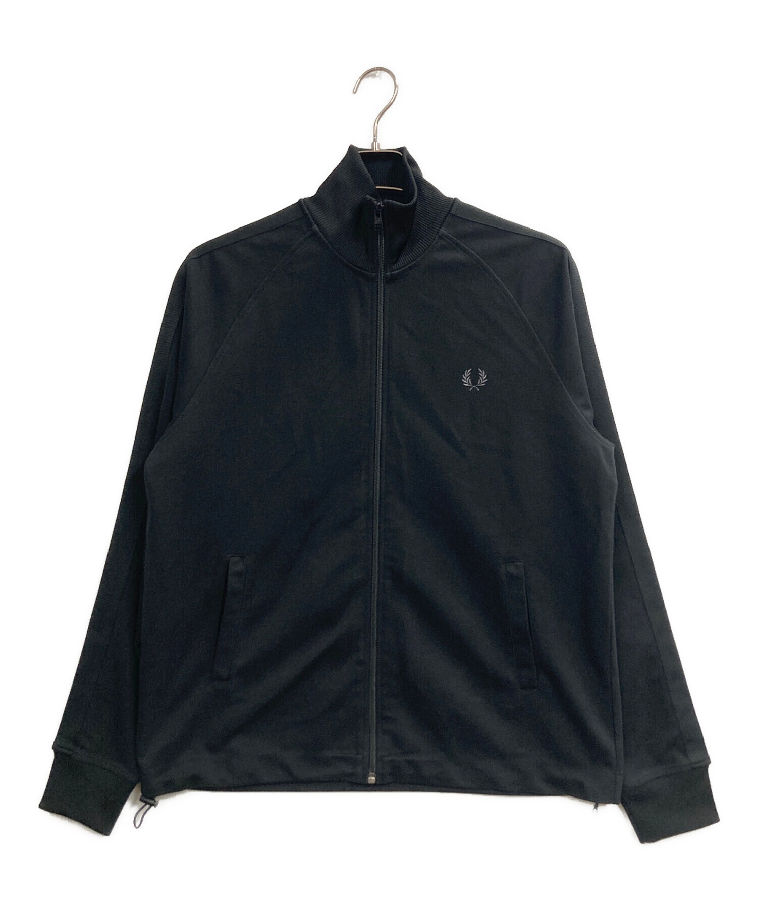 FRED PERRY ブラック トラックジャケット 中古・古着通販】FRED PERRY (フレッドペリー) トラックジャケット