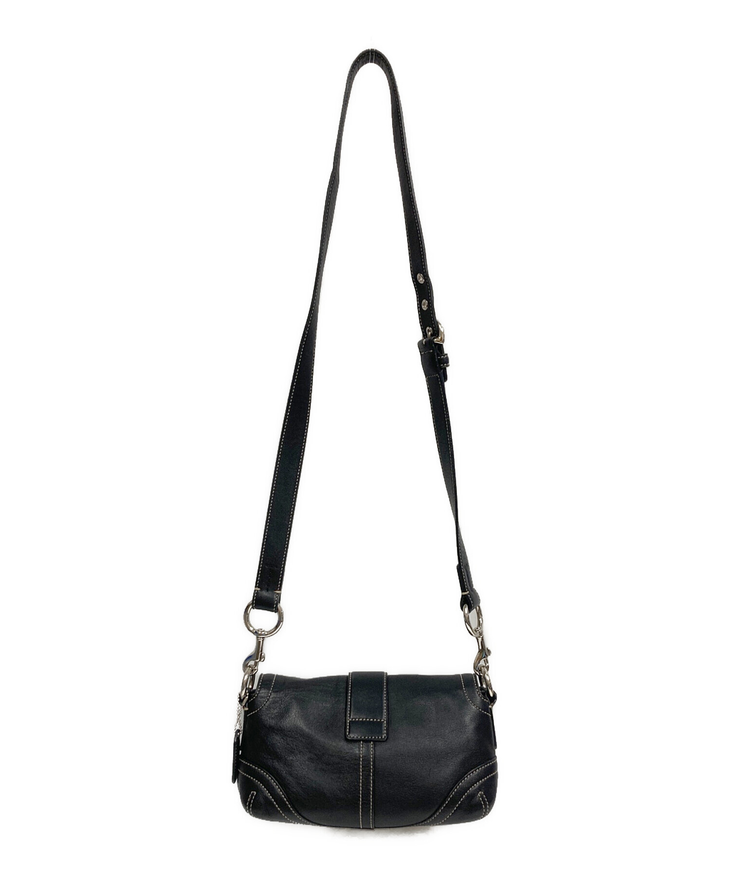 中古・古着通販】COACH (コーチ) ショルダーバッグ ブラック｜ブランド 
