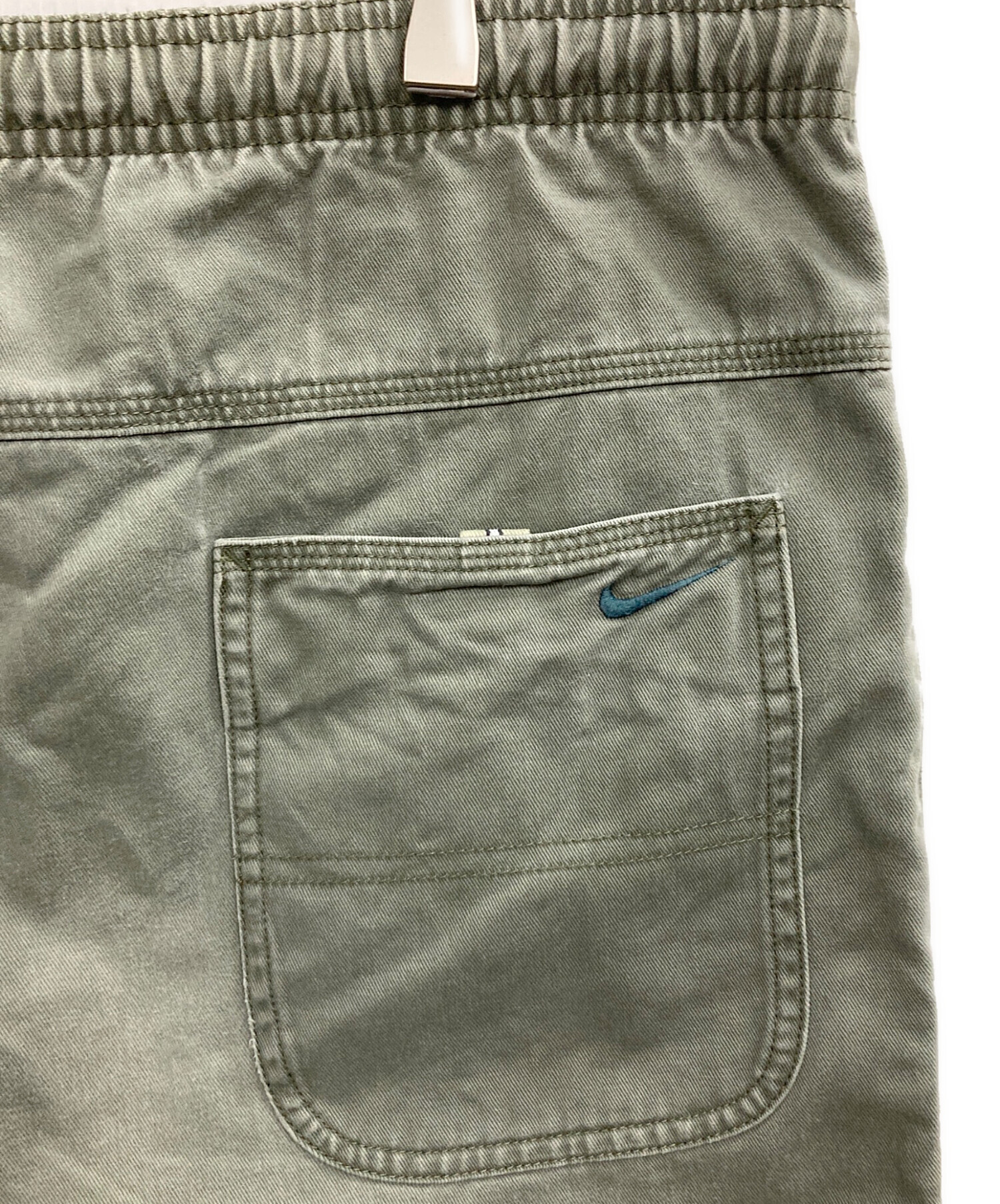 中古・古着通販】NIKE (ナイキ) 00sハーフチノパンツ グレー サイズ:M