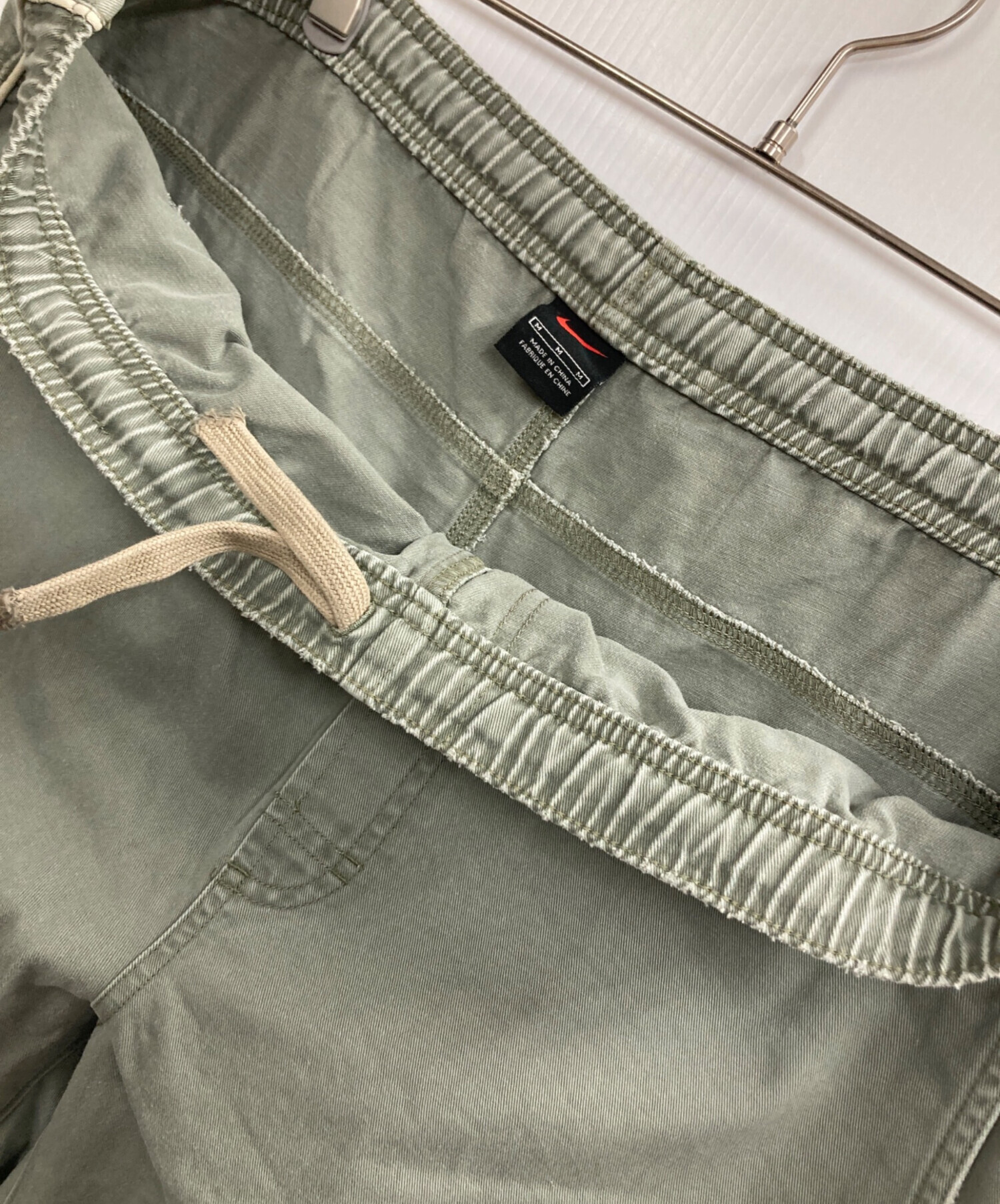中古・古着通販】NIKE (ナイキ) 00sハーフチノパンツ グレー サイズ:M