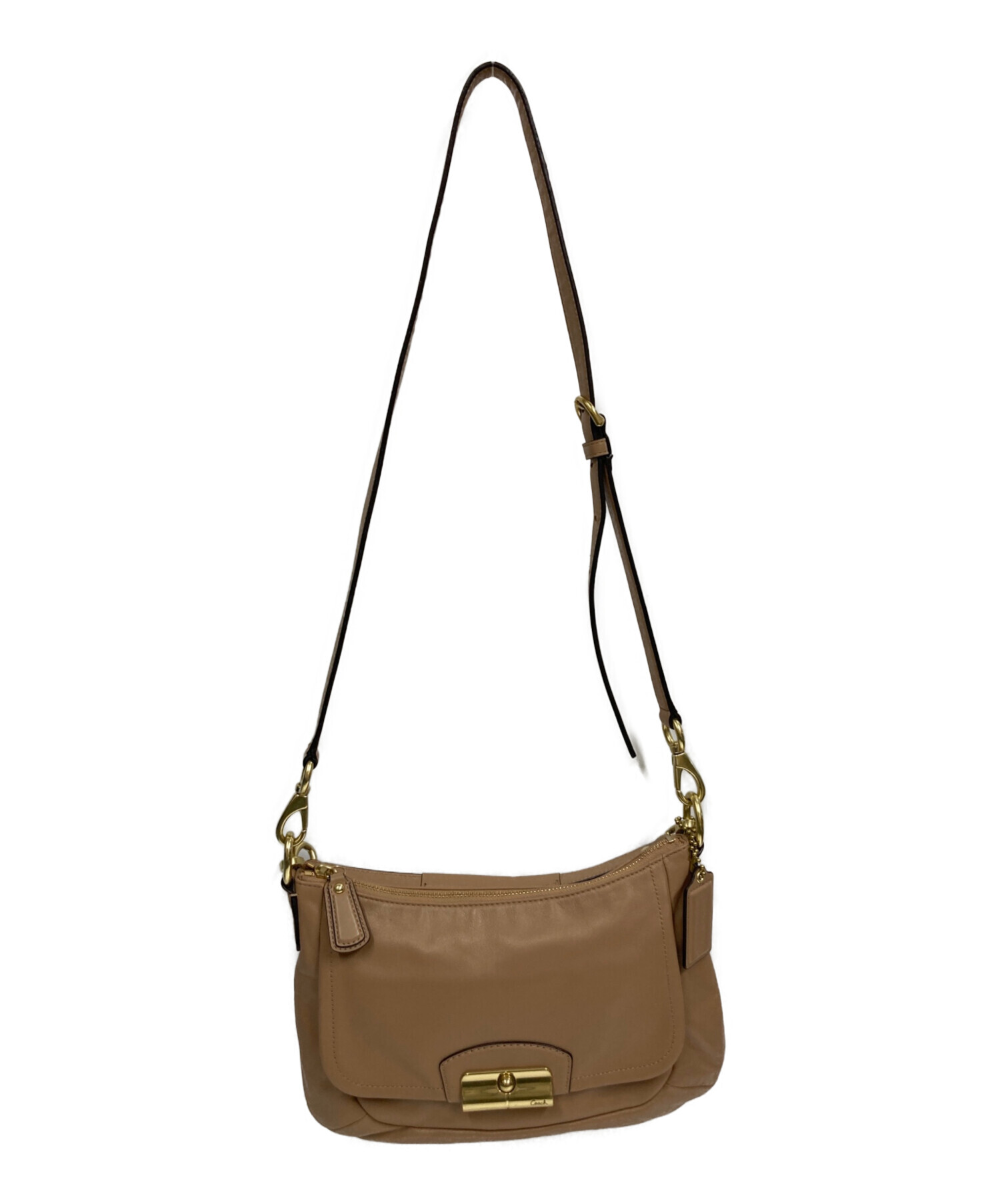 中古・古着通販】COACH (コーチ) 2WAYバッグ ベージュ｜ブランド・古着