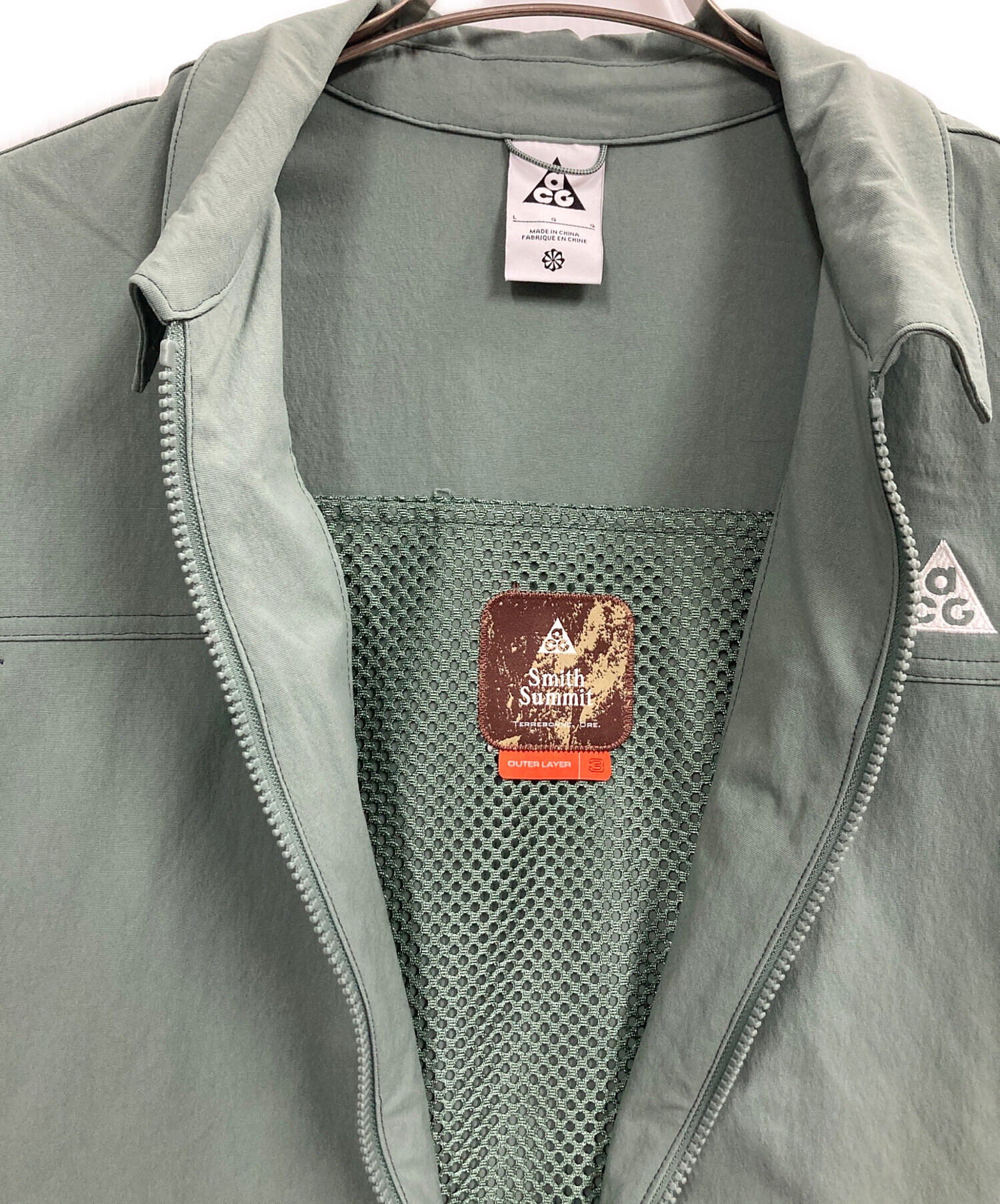 中古・古着通販】ACG (エーシージー) UV SMITH SUMMIT JACKET グリーン 