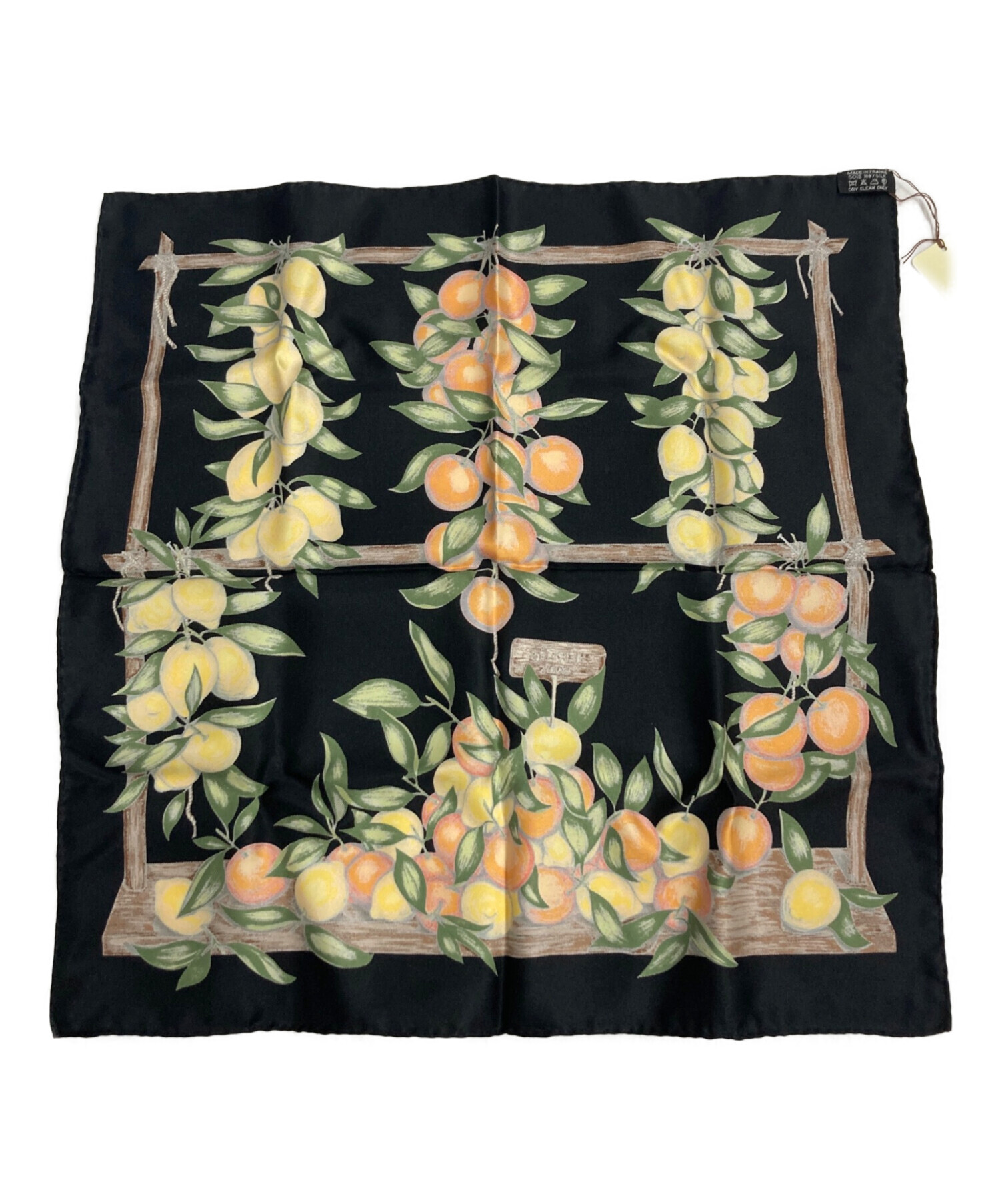 中古・古着通販】HERMES (エルメス) カレ45 ネイビー 未使用品