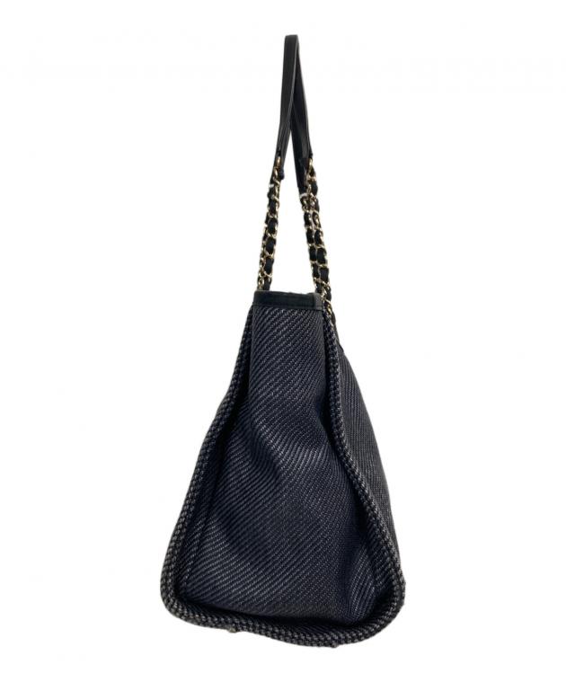 中古・古着通販】CHANEL (シャネル) ドーヴィルチェーントートMM