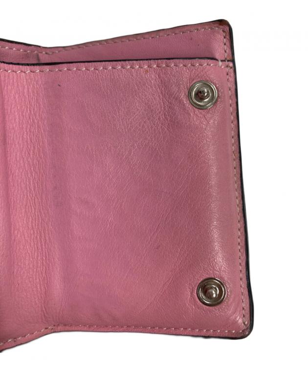 中古・古着通販】LOEWE (ロエベ) 3つ折り財布 ピンク｜ブランド・古着