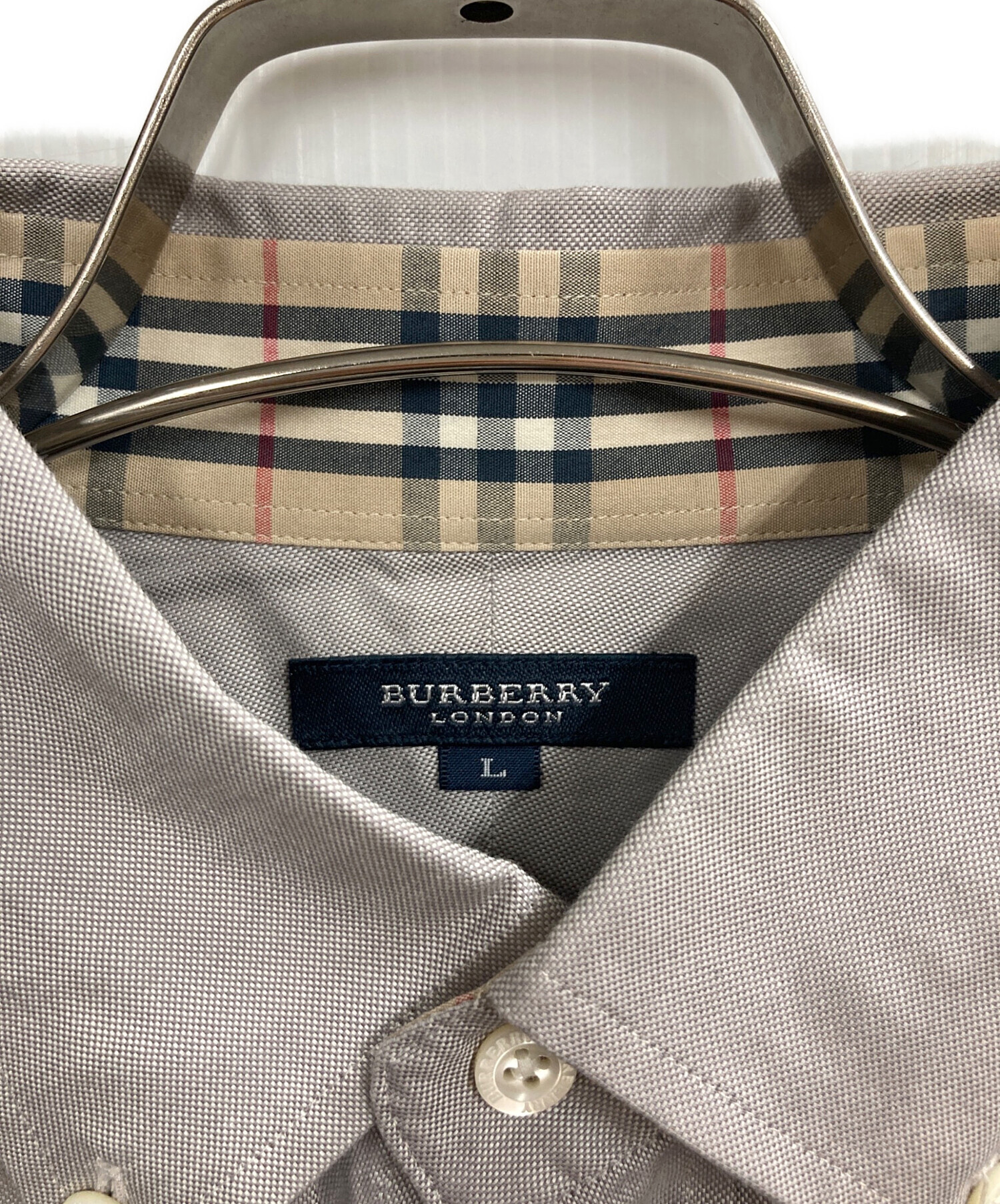 Burberry LONDON 【美品】シャツ オーロラボタン 中古・古着通販】BURBERRY LONDON (バーバリーロンドン) ボタンダウン