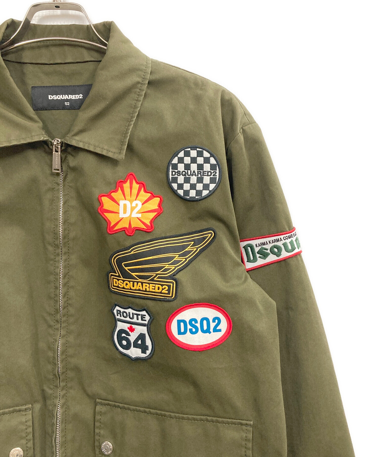 中古・古着通販】DSQUARED2 (ディースクエアード) 20SS ワッペンジップ