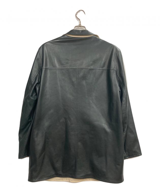 エルメネジルドゼニア　レザージャケット2XL 中古・古着通販】Ermenegildo Zegna (エルメネジルド・ゼニア