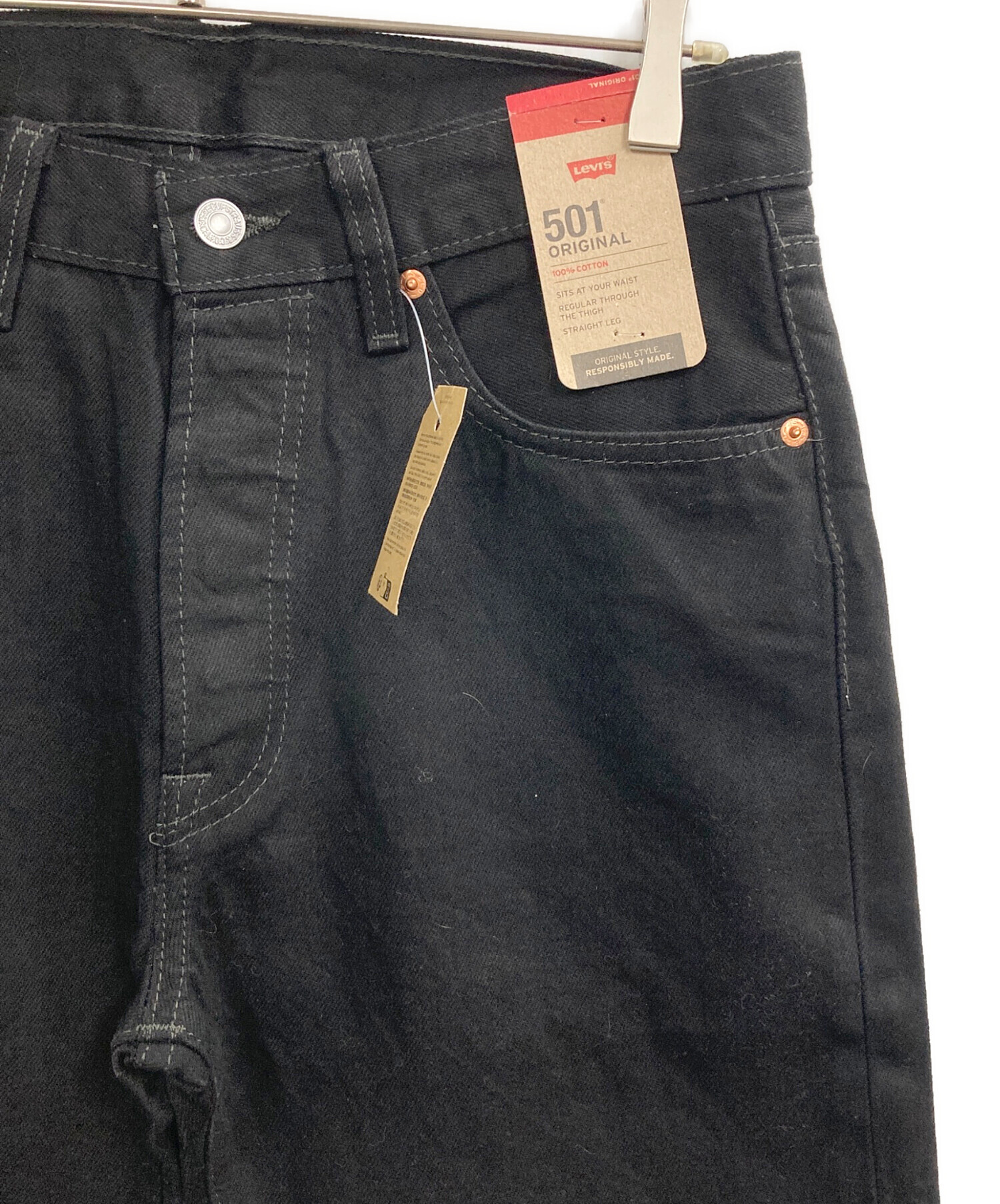 中古・古着通販】LEVI'S (リーバイス) 501 オリジナル BLACK Denim