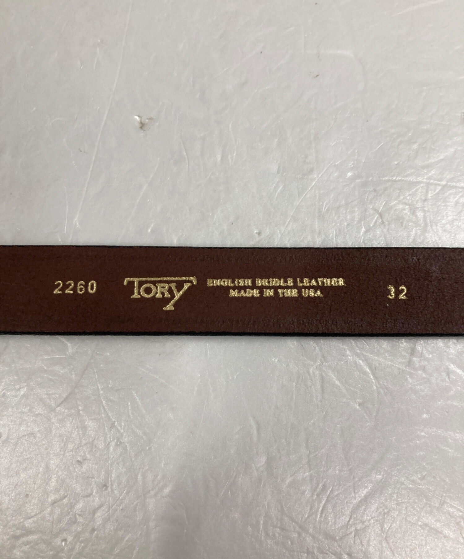 中古・古着通販】TORY LEATHER (トリーレザー) フックベルト ブラウン