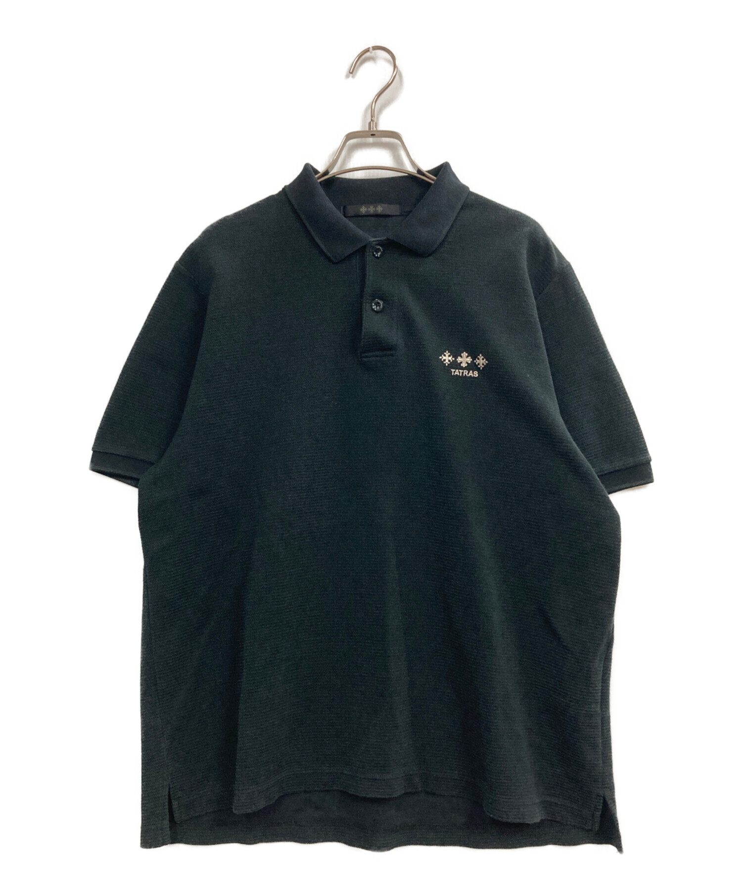 中古・古着通販】TATRAS (タトラス) ポロシャツ ブラック サイズ:04