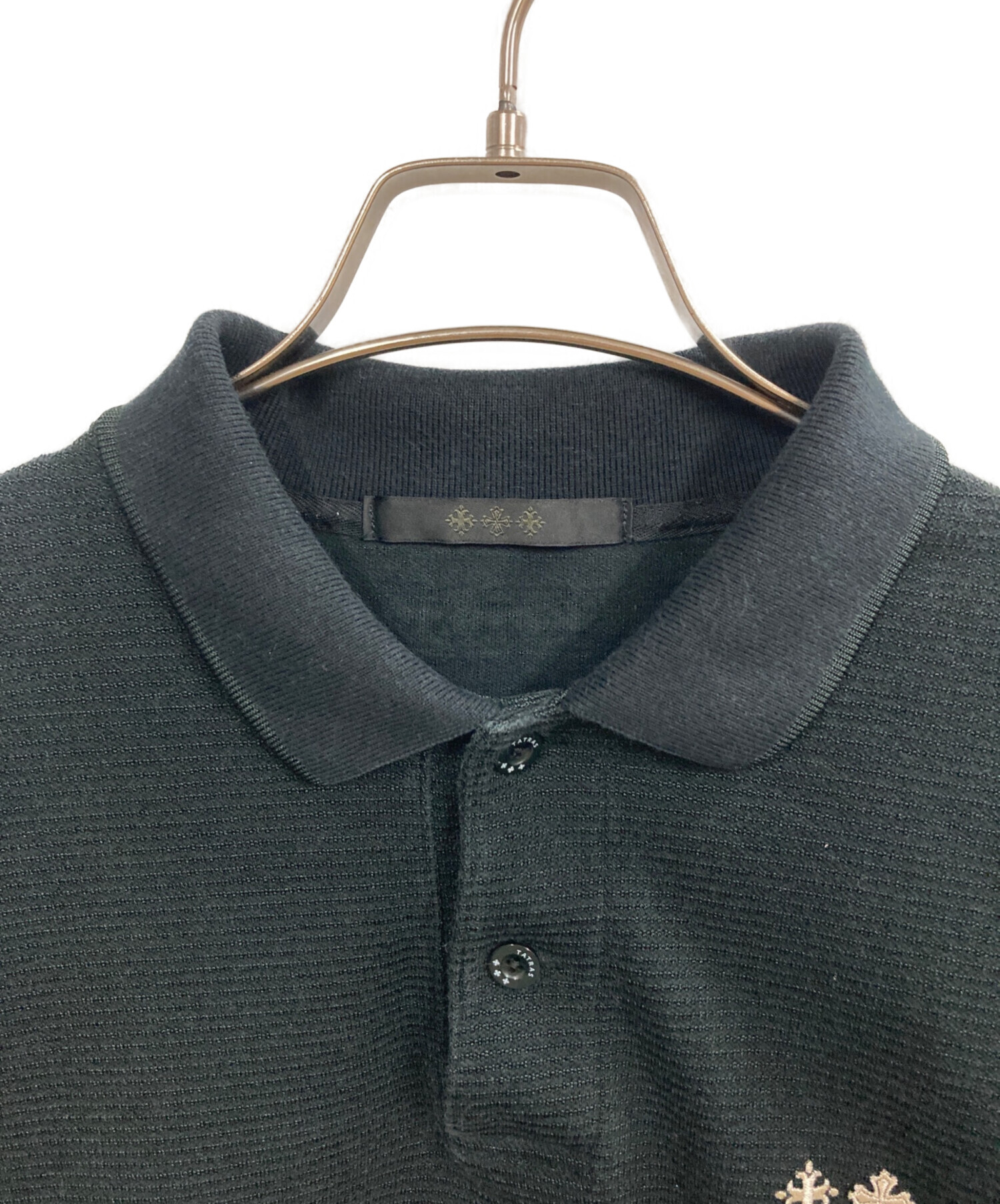 中古・古着通販】TATRAS (タトラス) ポロシャツ ブラック サイズ:04