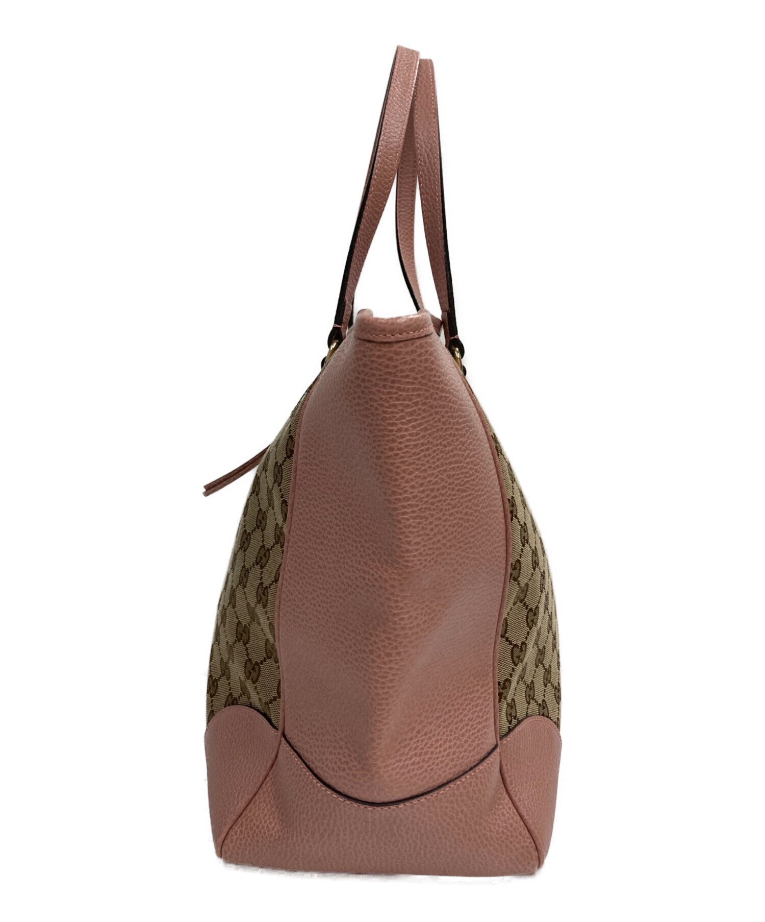中古・古着通販】GUCCI (グッチ) GGキャンバス レザートートバッグ