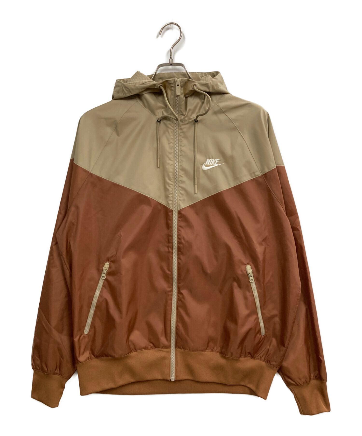 中古・古着通販】NIKE (ナイキ) ウィンドランナージャケット ベージュ 